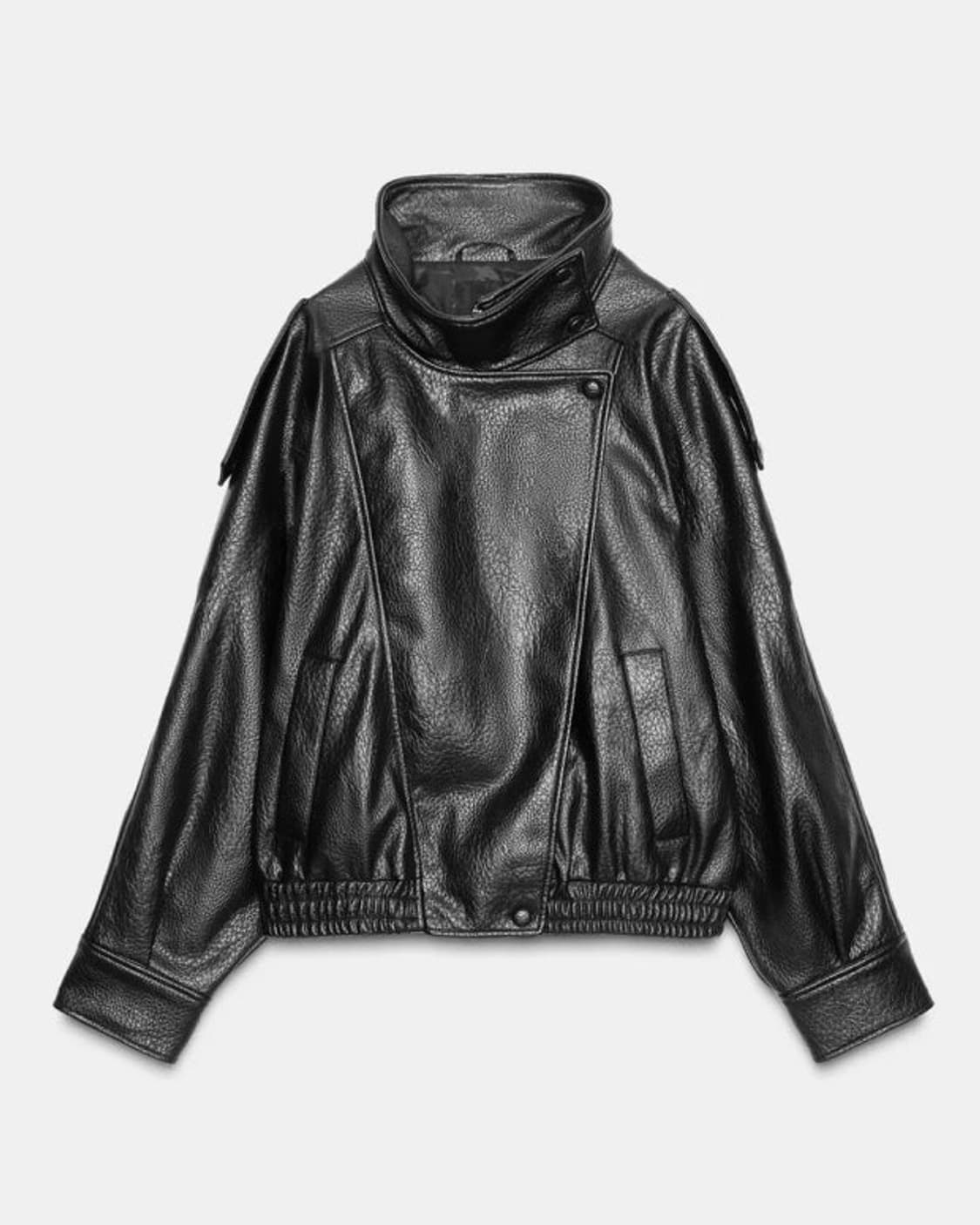 자라 페이크 레더 자켓 생로랑 상품이미지2