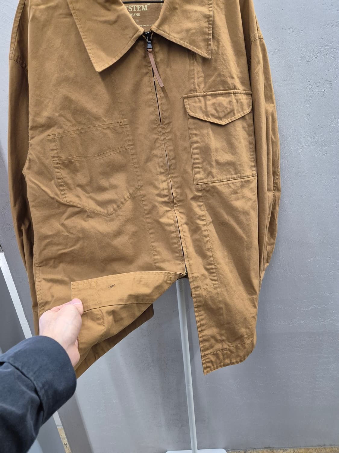 시스템 믹스매치레이어 오버 데님 자켓 2 상품이미지7