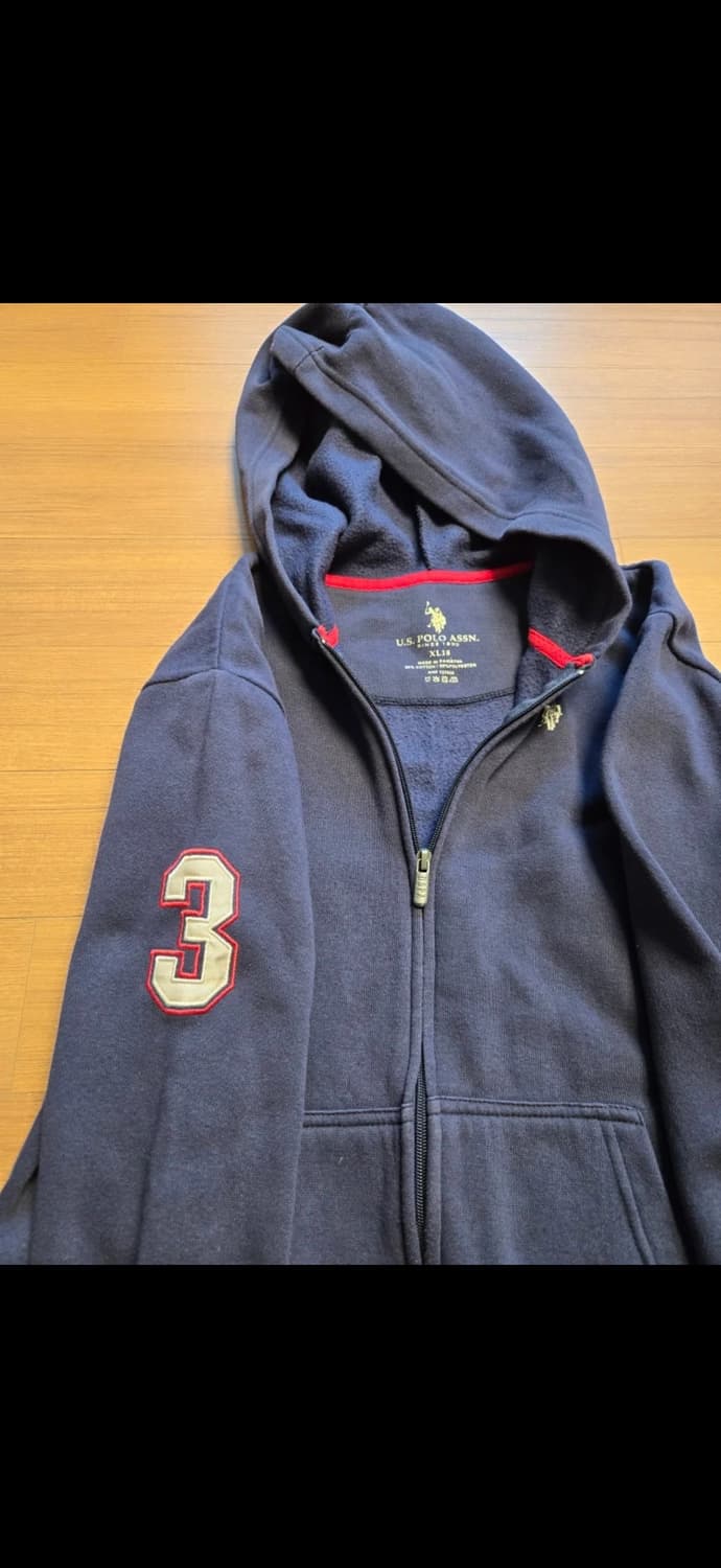 처분)U.S. 폴로 아슨 후드집업 XL18 네이비ㆍXL 상품이미지1