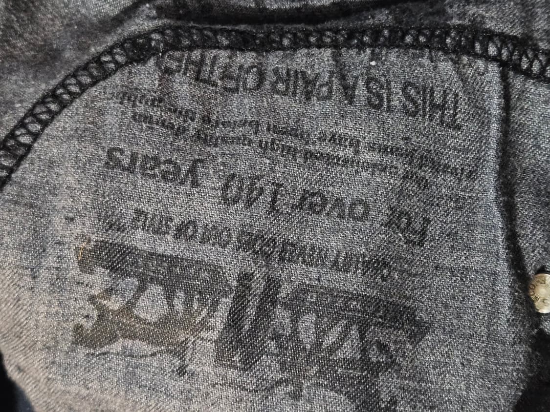 LEVI'S 513 블랙 데님 팬츠 상품이미지5