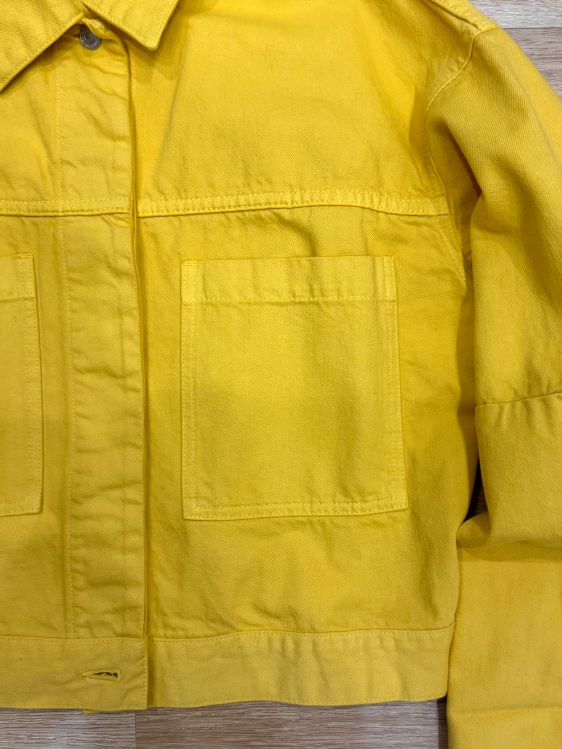 feerique 옐로우 크롭 자켓 (일본 생산 / 코튼 100%) 상품이미지4