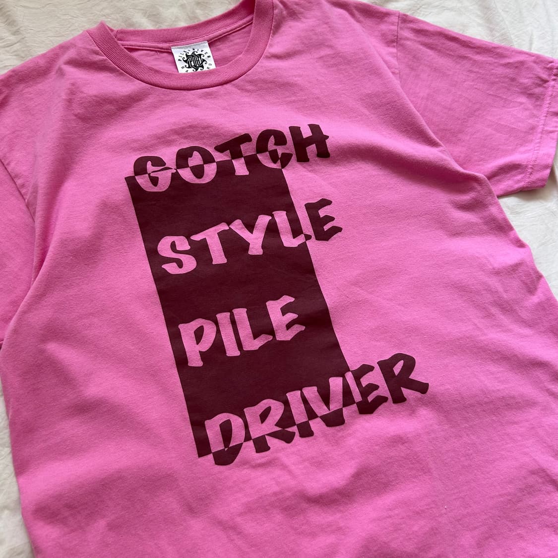 Minoru Suzuki Pile Driver Pink T-Shirts 상품이미지3