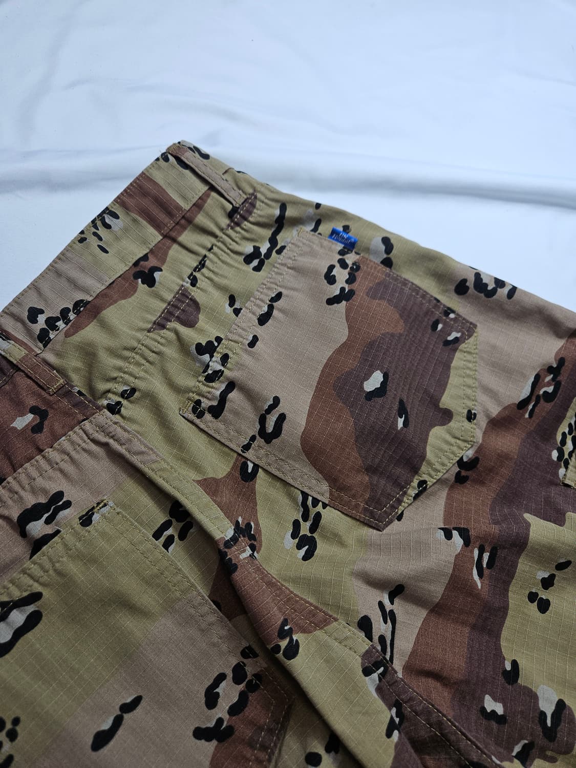 비에스래빗 카고 루즈핏 카모팬츠 스트링 코튼 워크 L 상품이미지6