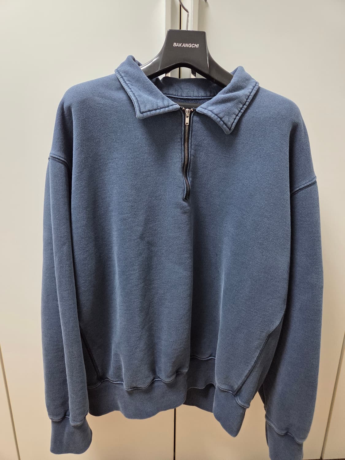 브라운야드 워시드 스웟 하프집업 5 상품이미지1