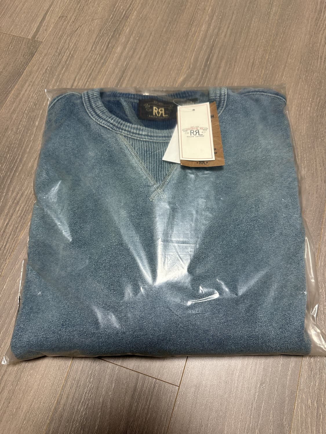 rrl 인디고 프렌치테리 스웻셔츠 L 상품이미지1
