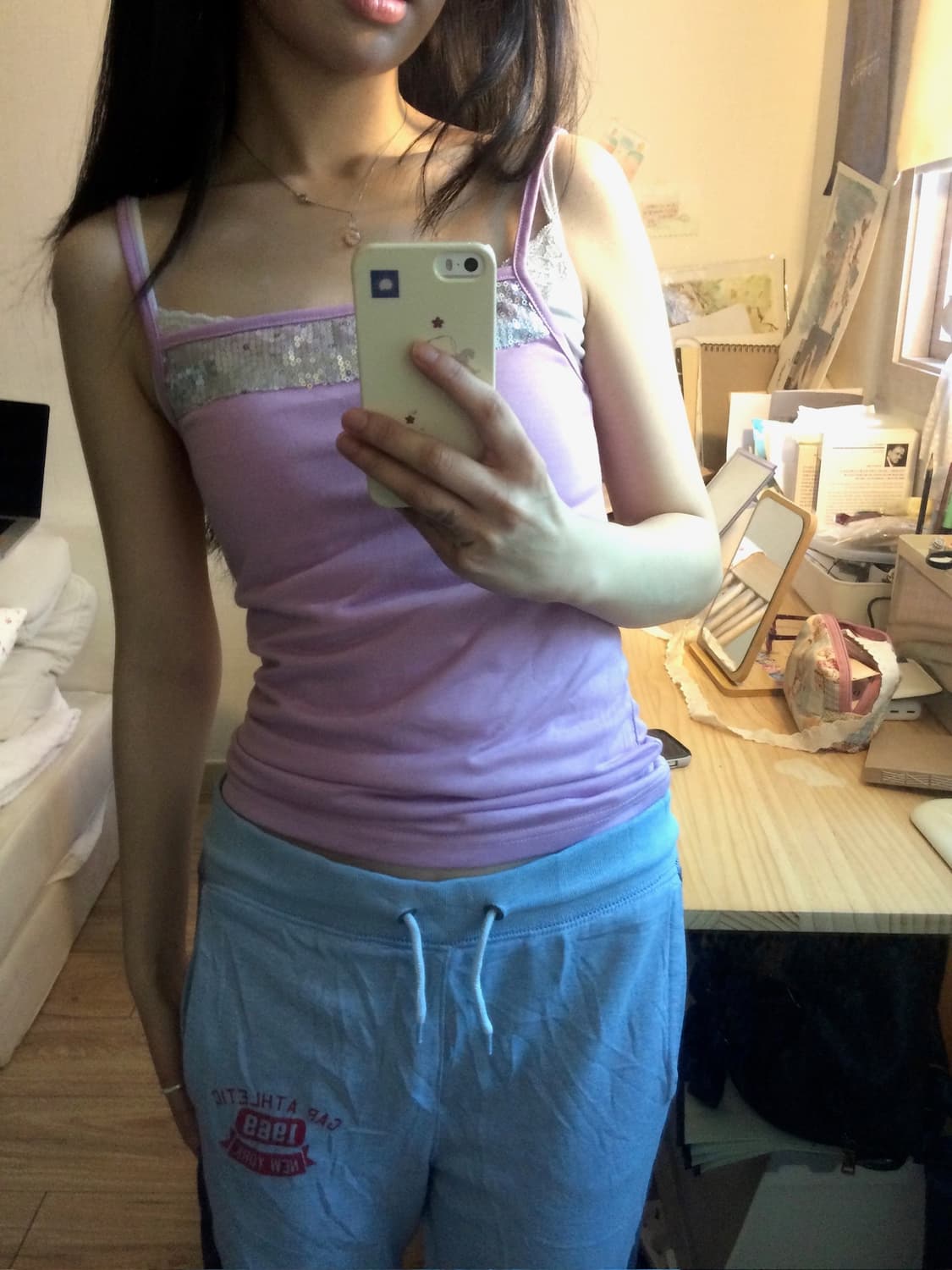 Lavender Sequin Sleeveless 상품이미지3