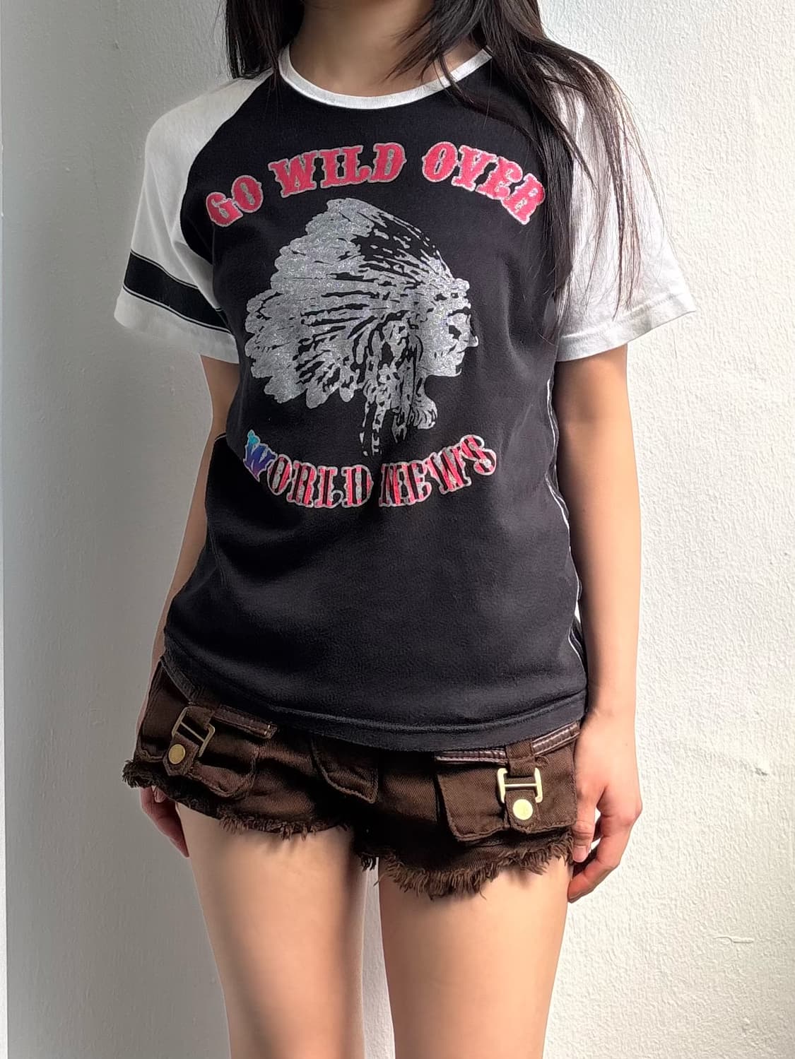 Japanese Vintage Indian Graphic T-shirt 상품이미지5