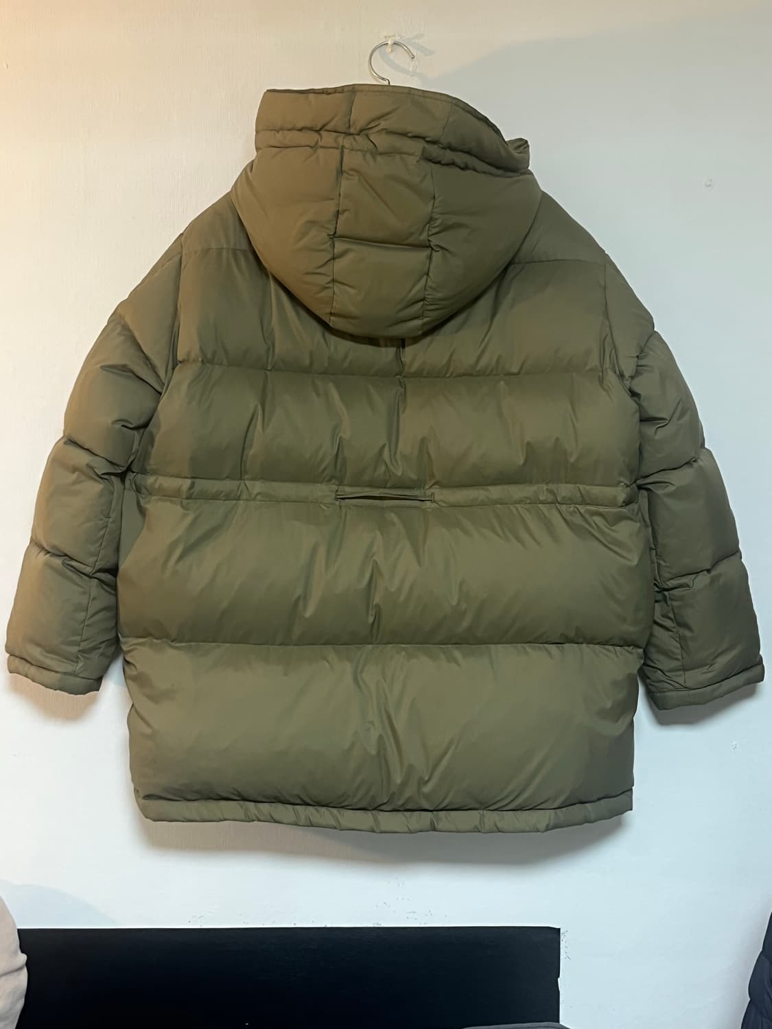 (1회시착) FINGER 구스 다운 패딩 카키 상품이미지4