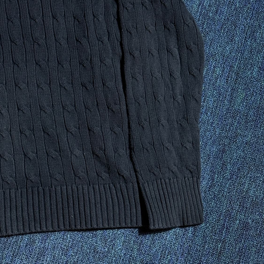 폴로 랄프로렌 네이비 꽈배기 니트 상품이미지3