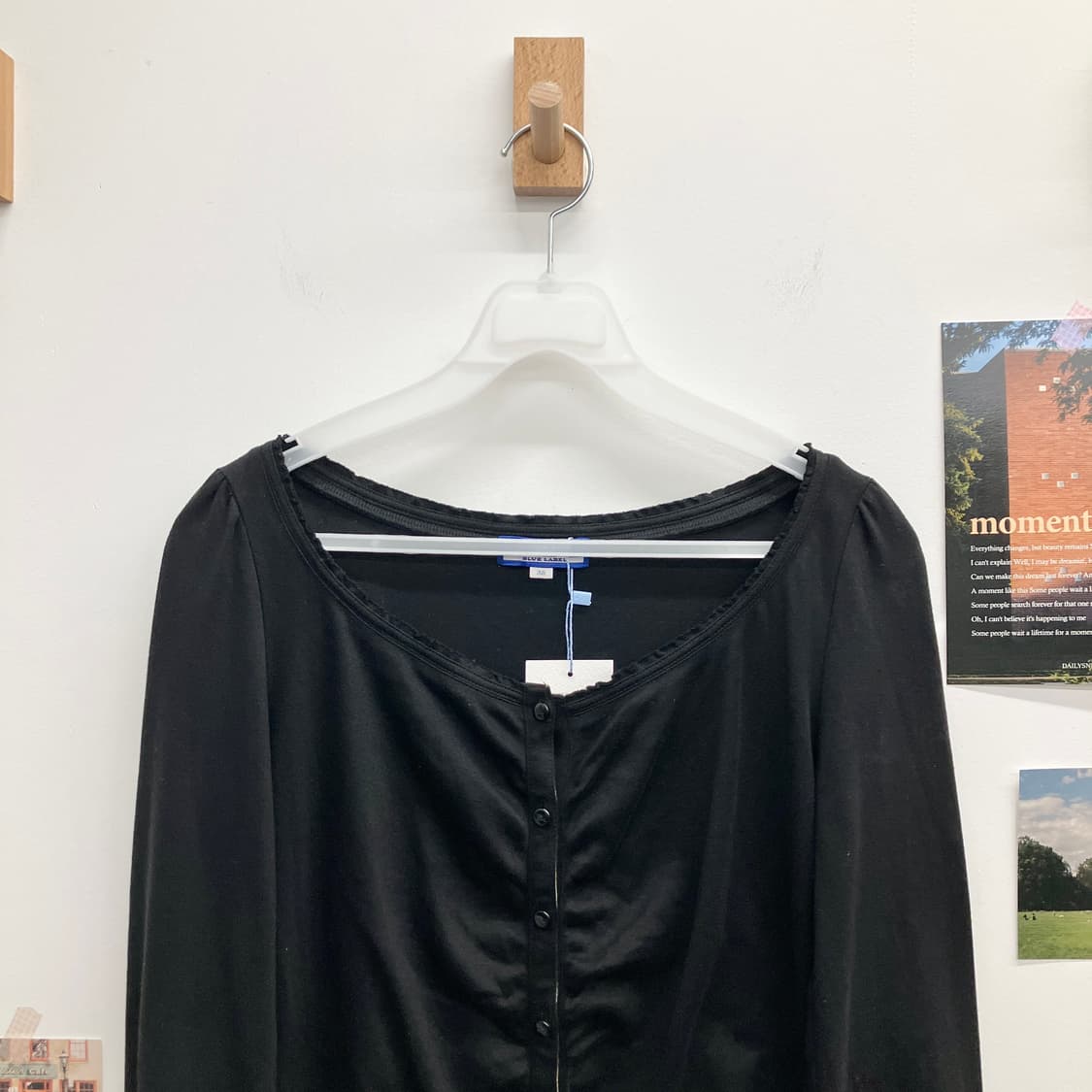 버버리 코튼 셔링 가디건  상품이미지2