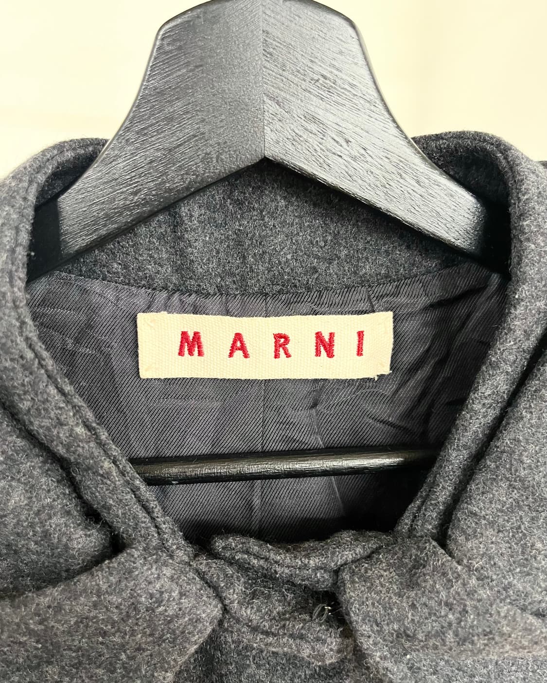 마르니 차콜 울 블랜드 오버사이즈 칼라 자켓 상품이미지7
