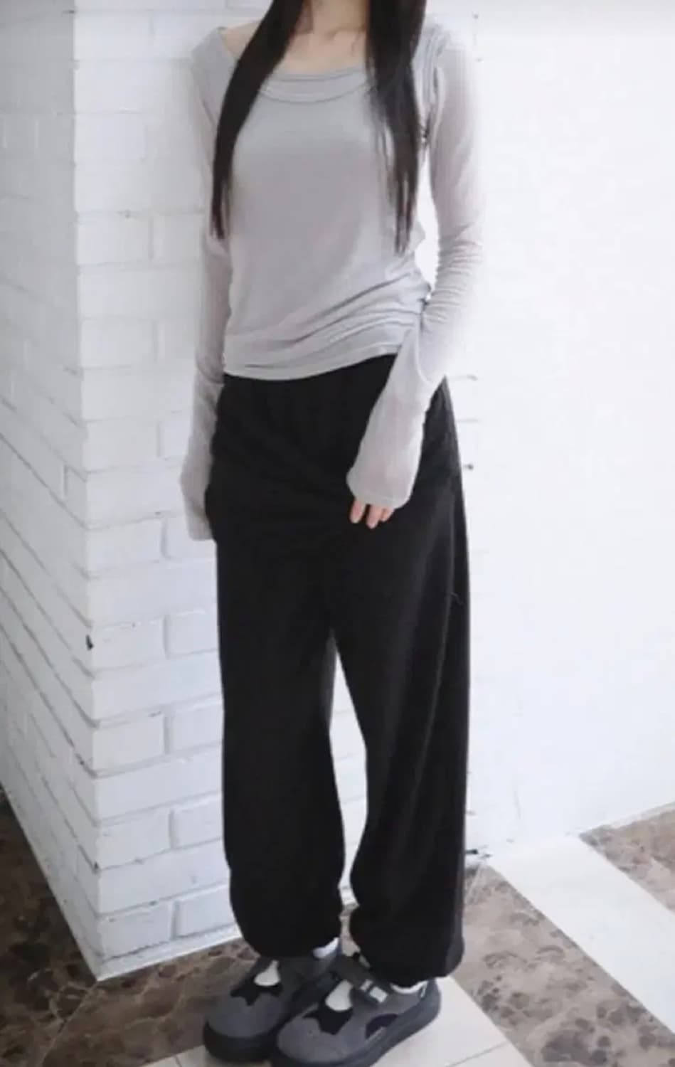 어글리쉐도우 ribbon sweat pants uglyshadow 상품이미지2