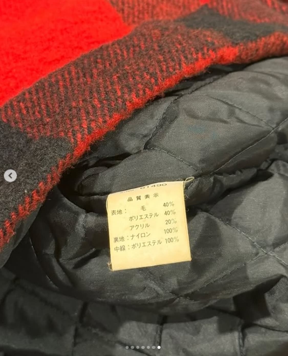 캐네디언 울 폴리 혼방 버팔로 체크 코듀로이 카라 덱 자켓 상품이미지7