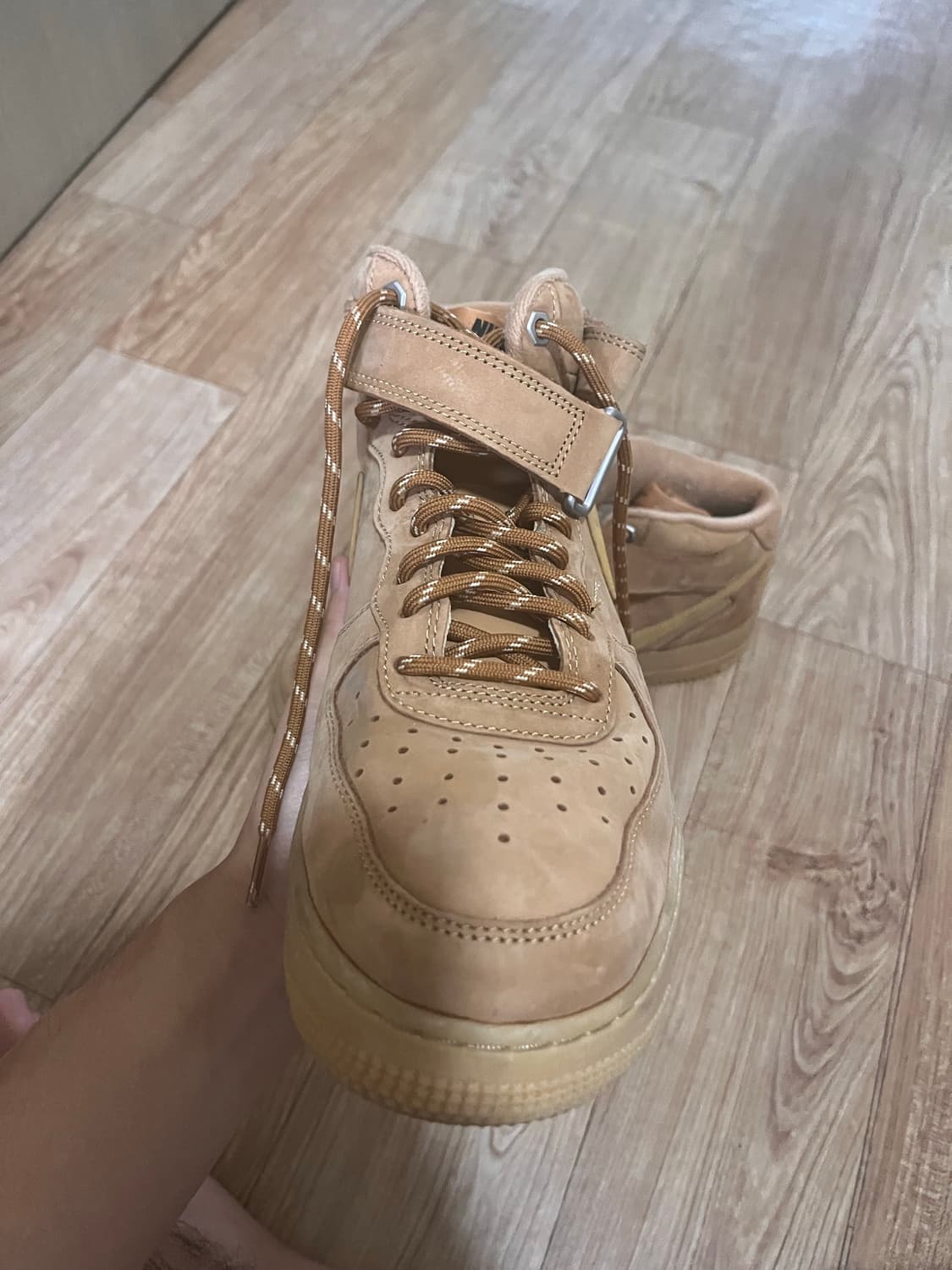 Nike Air Force 1 Mid '07 WB Flax 된장 포스 상품이미지8