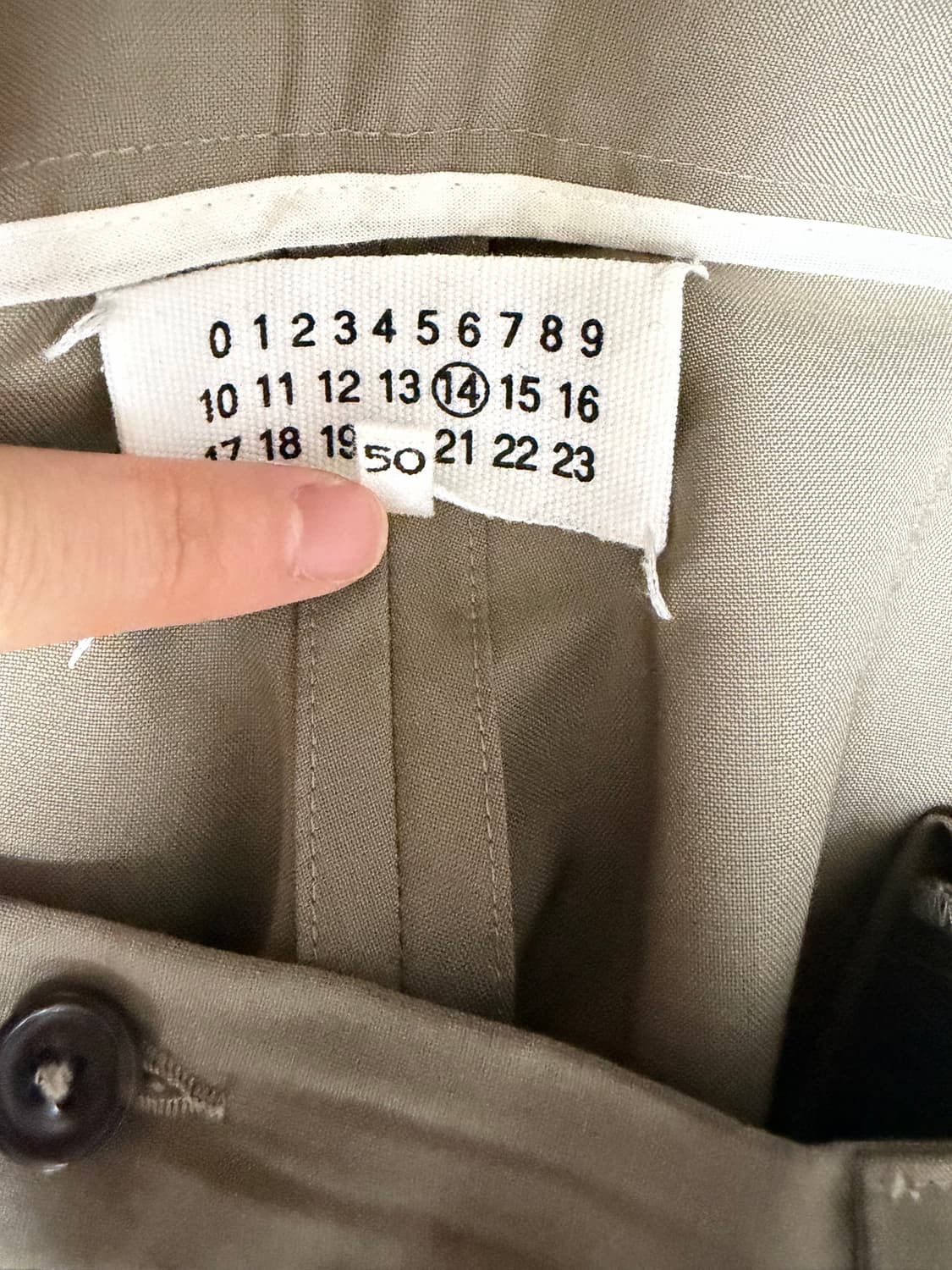 [50] 마르지엘라 백스티치 트라우저 상품이미지5