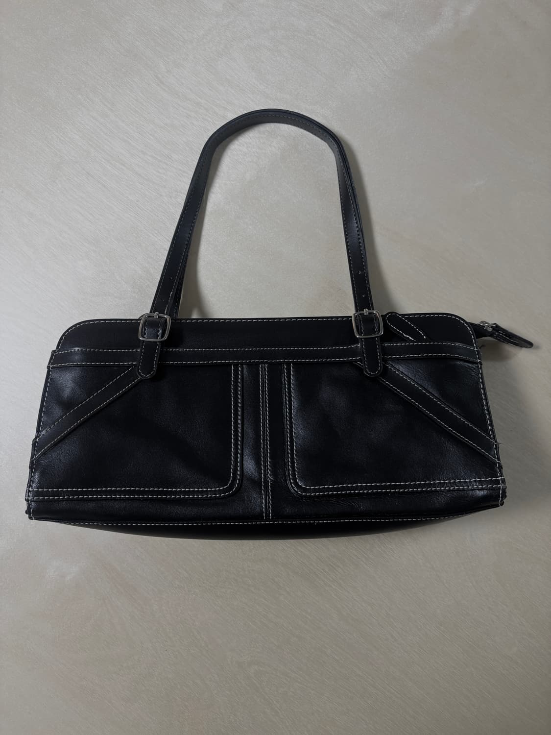 Vintage stitch leather bag 상품이미지1