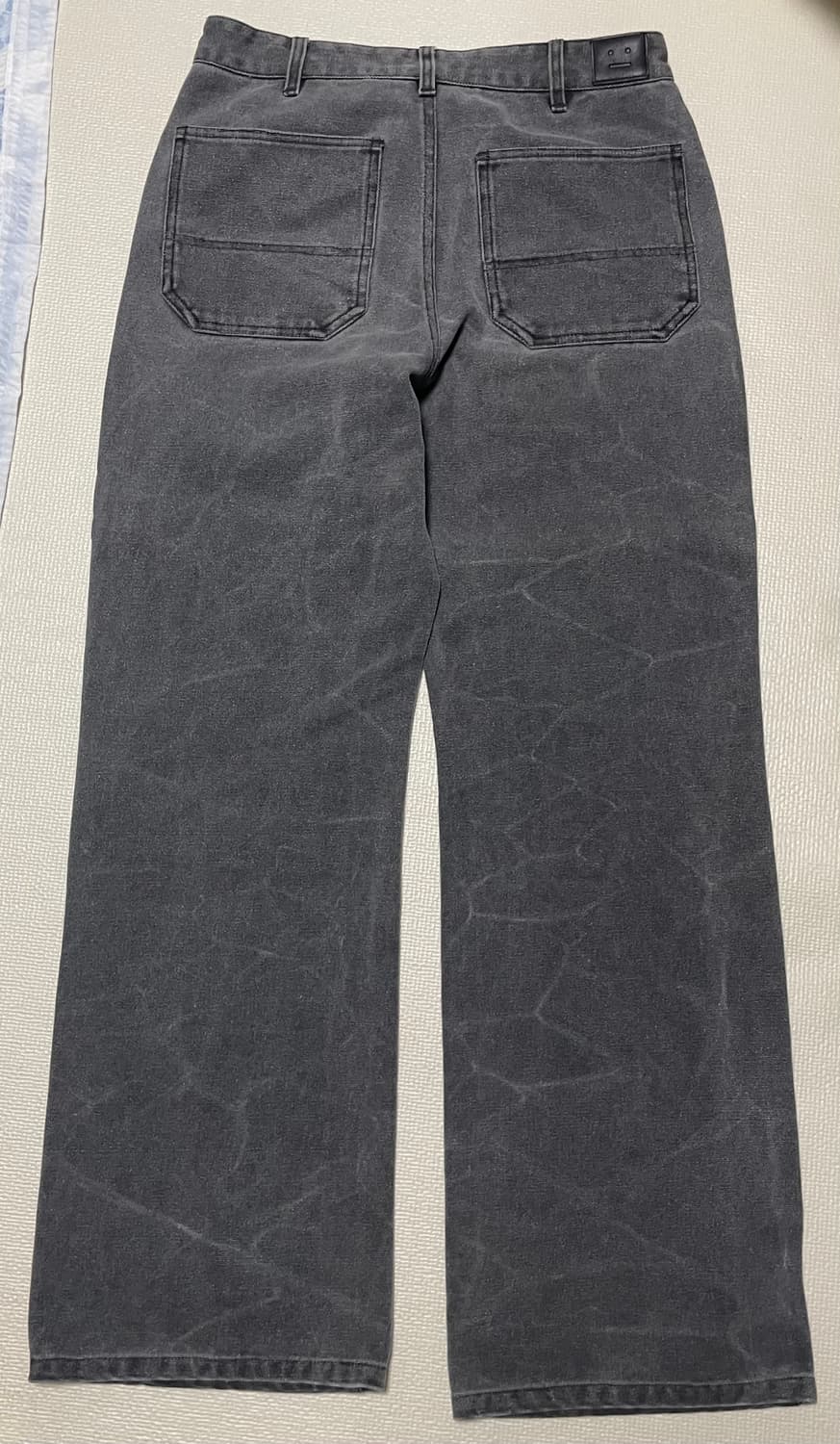 아크네스튜디오 캔버스 페이스 패치 그레이 S 상품이미지2