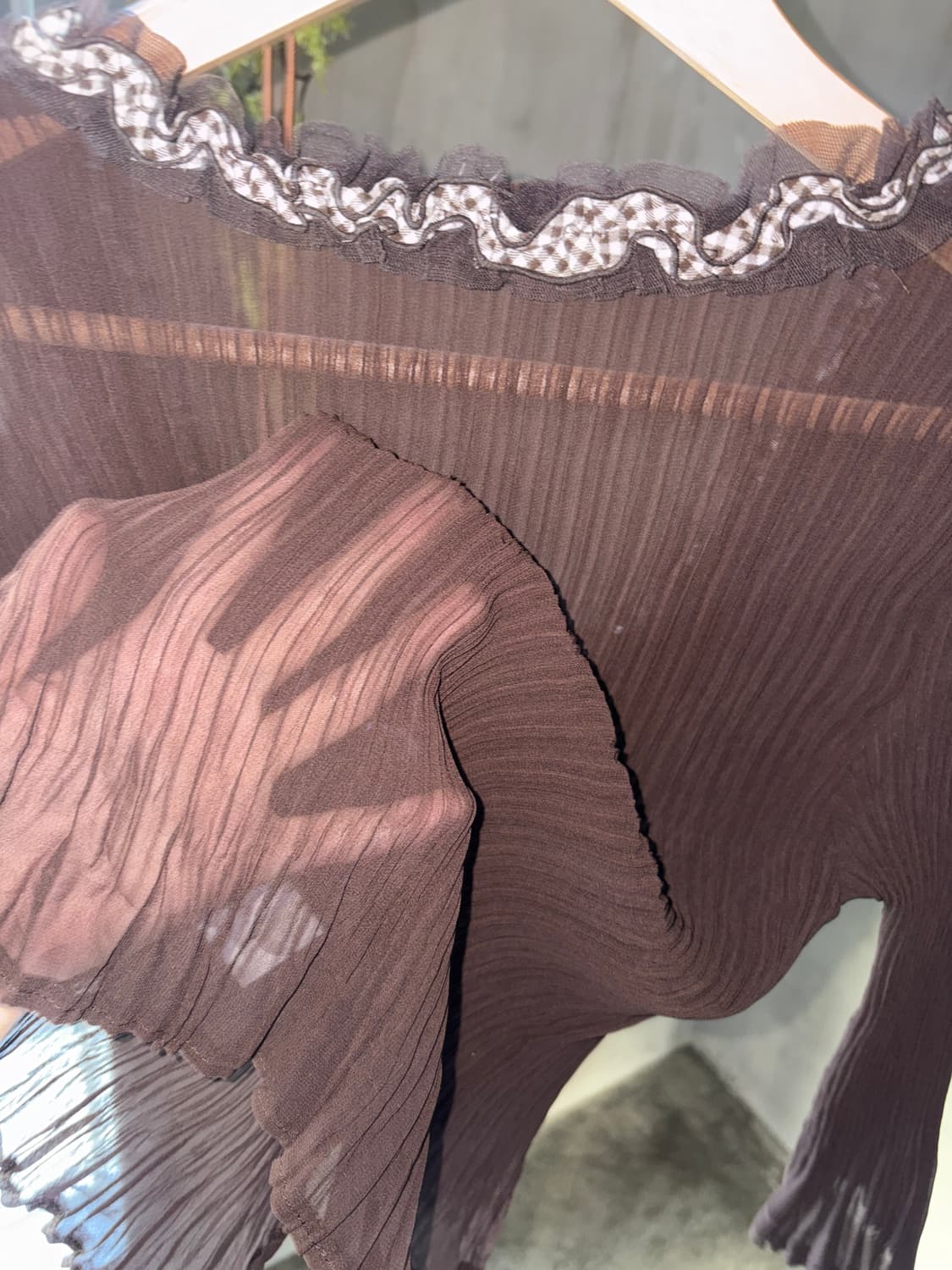 Frill check pleats cd 상품이미지6