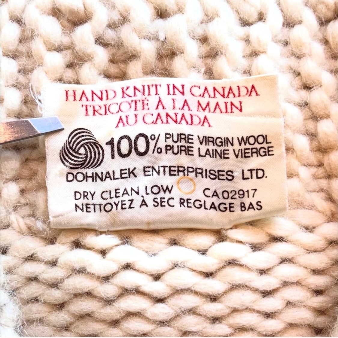 90's TUAK Handmade Cowichan sweater 상품이미지8