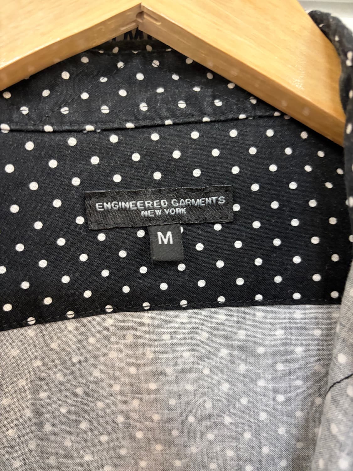 엔지니어 가먼트 도트 셔츠  상품이미지2