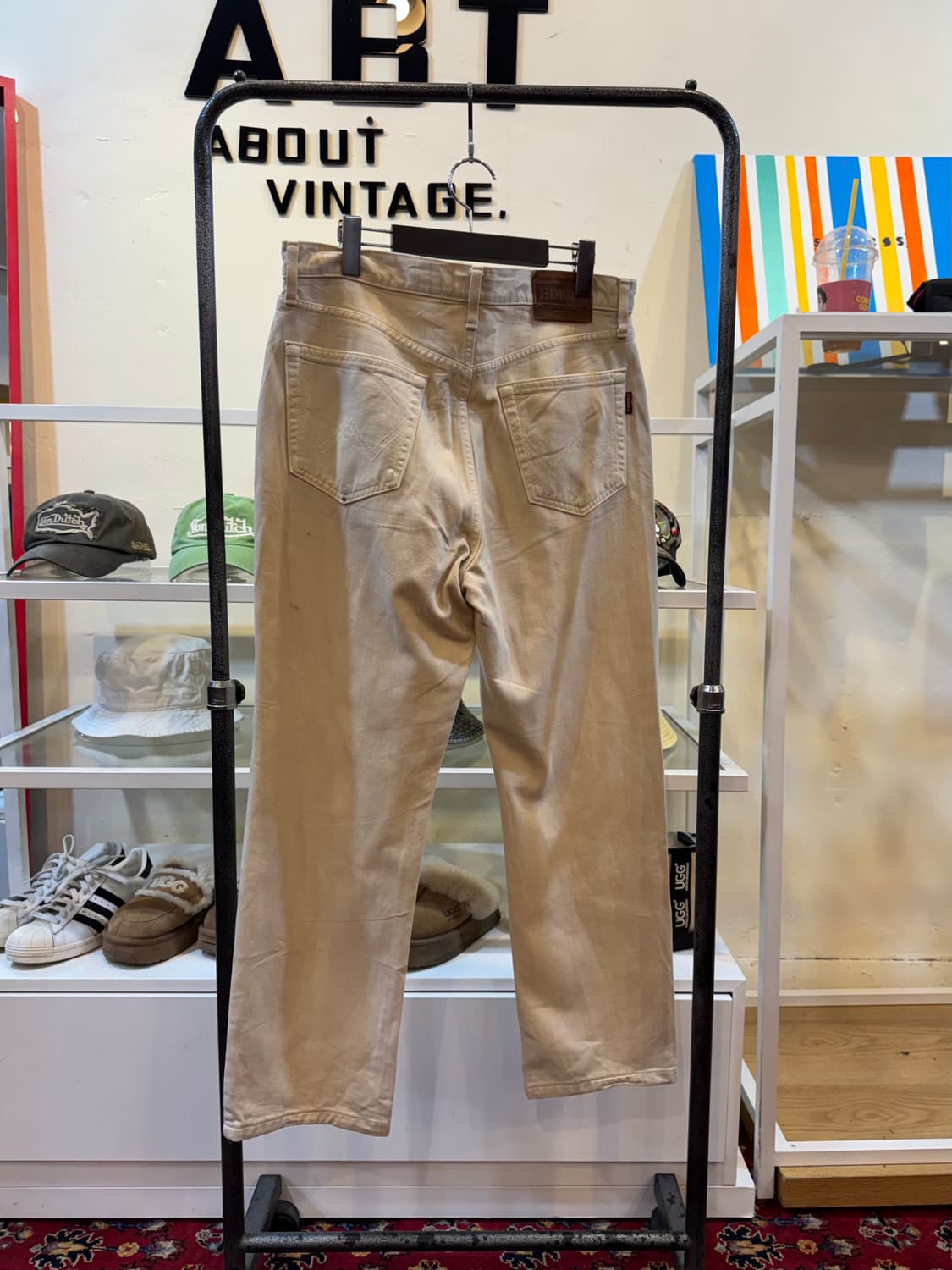 에드윈 703 데님 코튼팬츠 크림 34in 상품이미지6