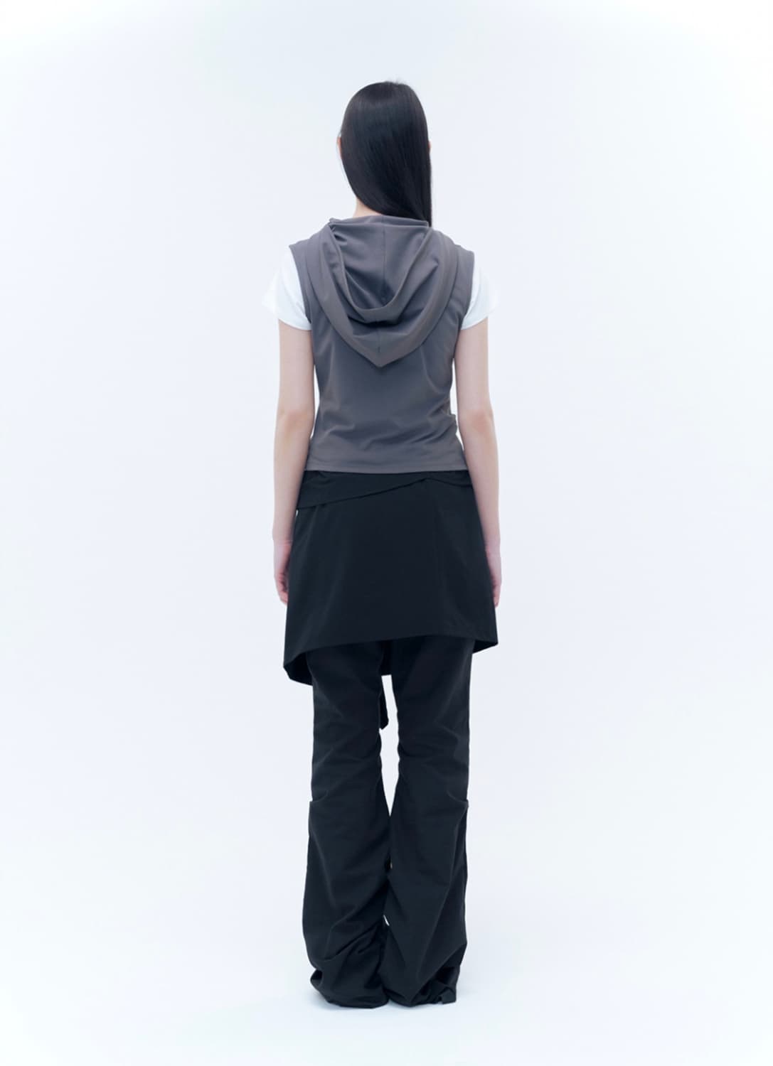 Miseki seoul Cowl neck pintuck sleeveles 상품이미지4