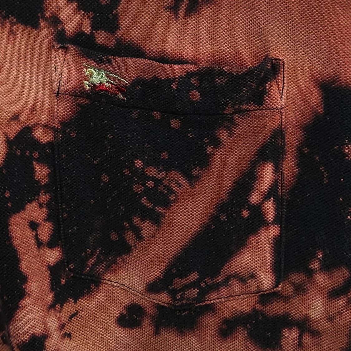 105)BURBERRY 버버리 타이다이 커스텀 반팔 카라티 상품이미지5