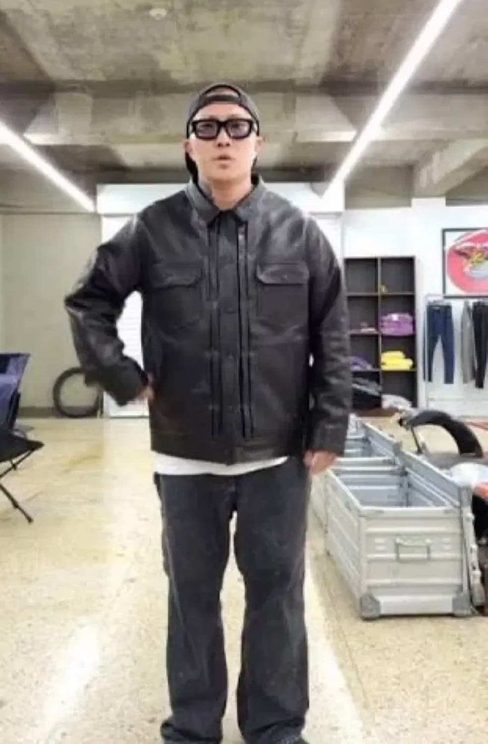 (L) 블랙아웃 세컨 레더자켓 가죽자켓 상품이미지2