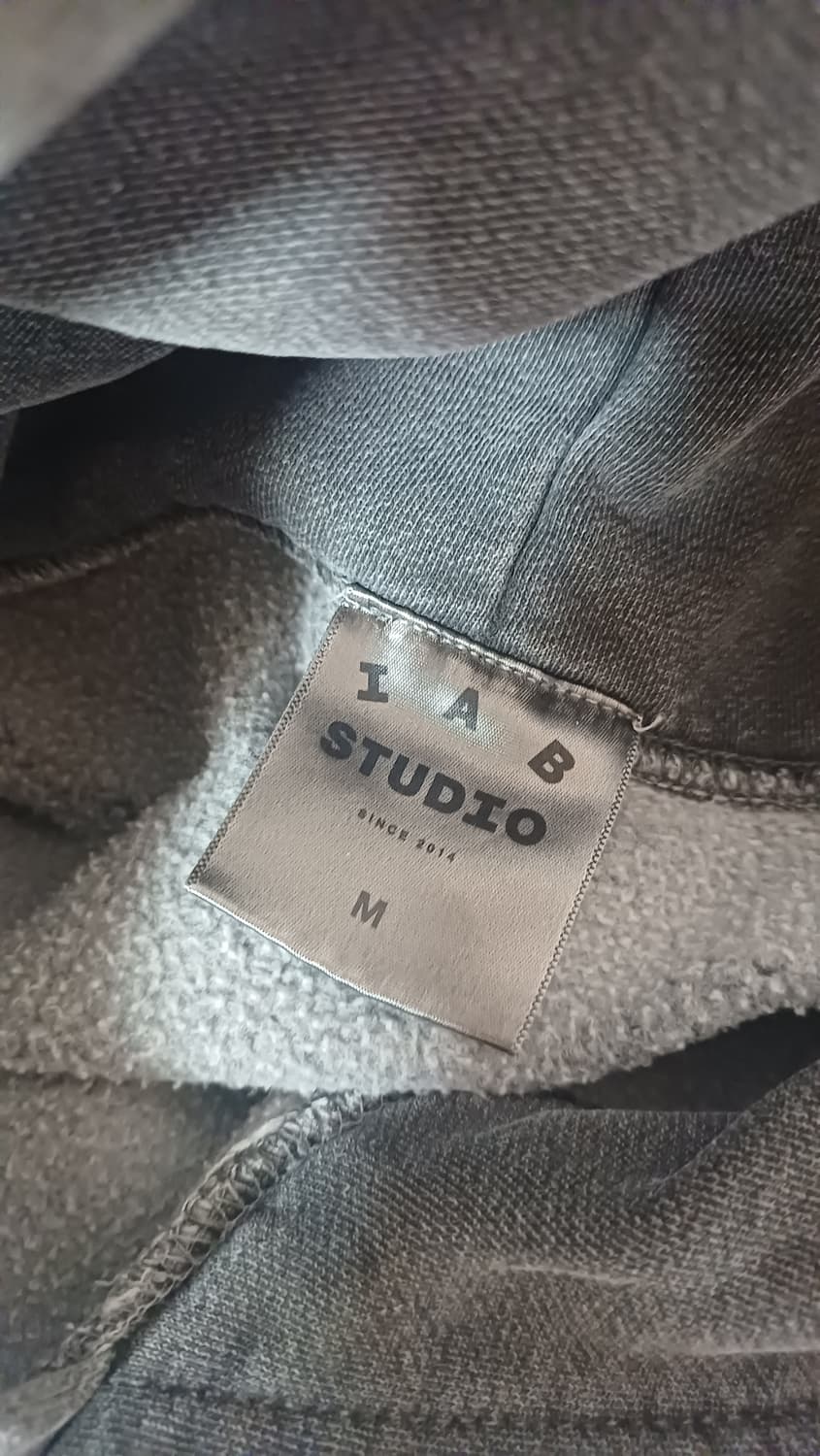 아이앱 스튜디오 피그먼트 후드 블랙 M 상품이미지7