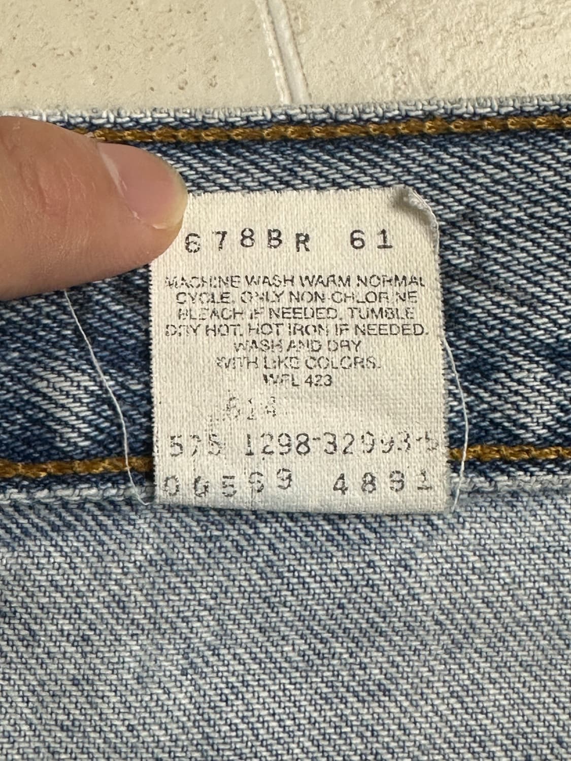 90s levis 569 made in usa 34 연청 상품이미지4