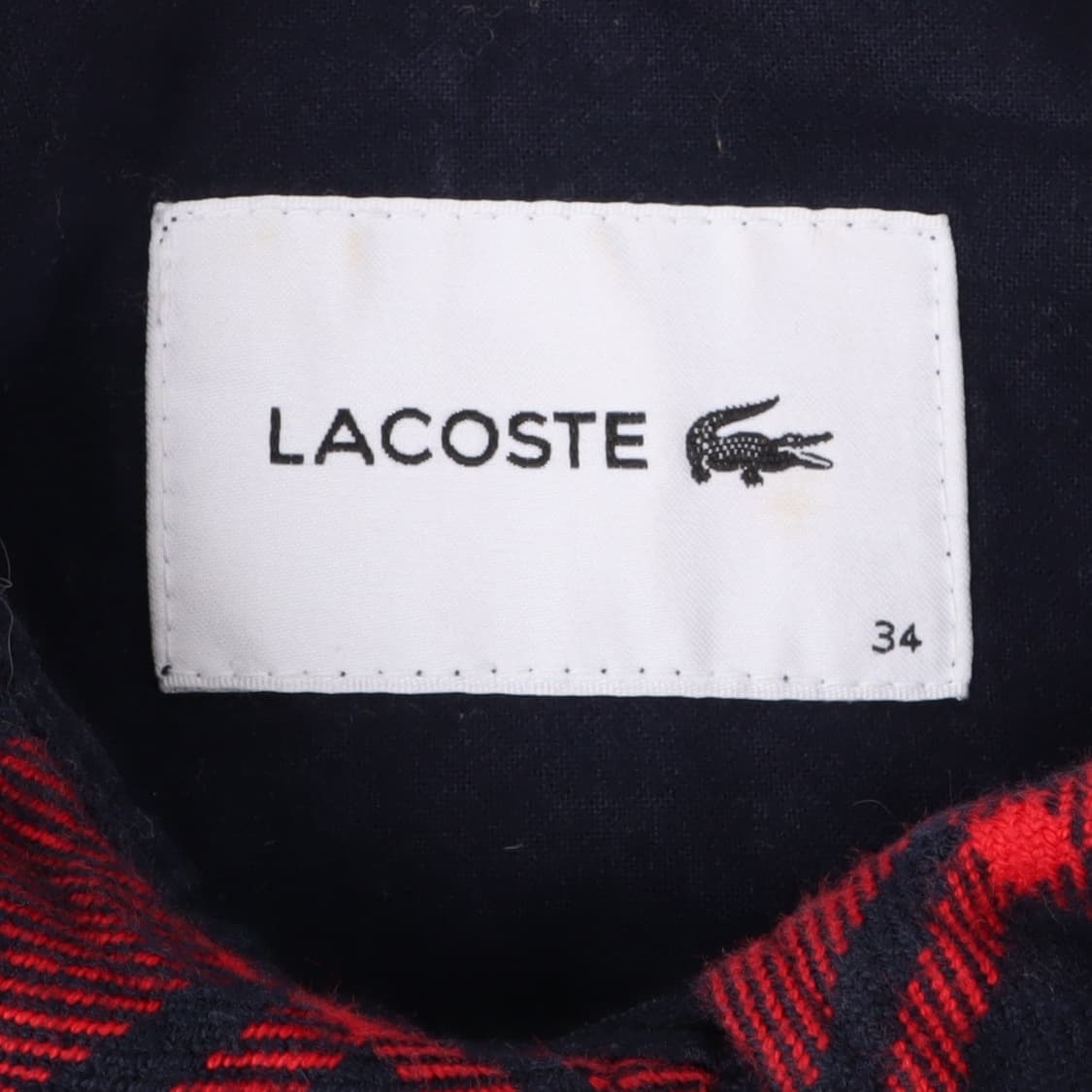 라코스테 플란넬 체크 퀄팅 자켓 상품이미지8