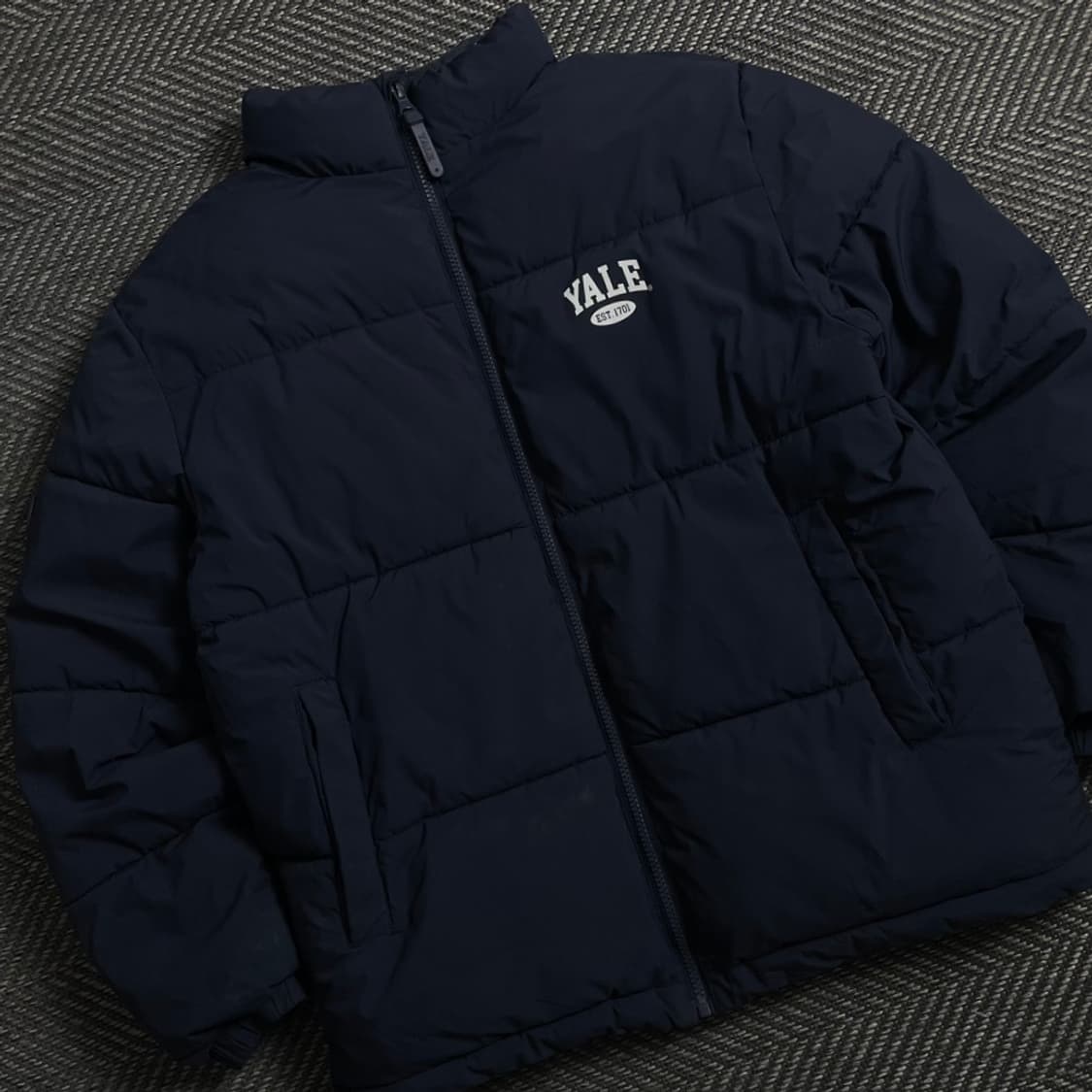 YALE 예일 로고 베이직 푸퍼 패딩y 4511 상품이미지1