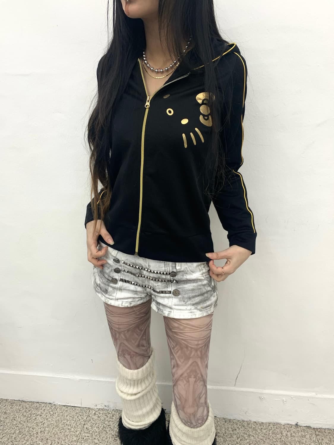 Hello Kitty devil hood jersey   상품이미지4