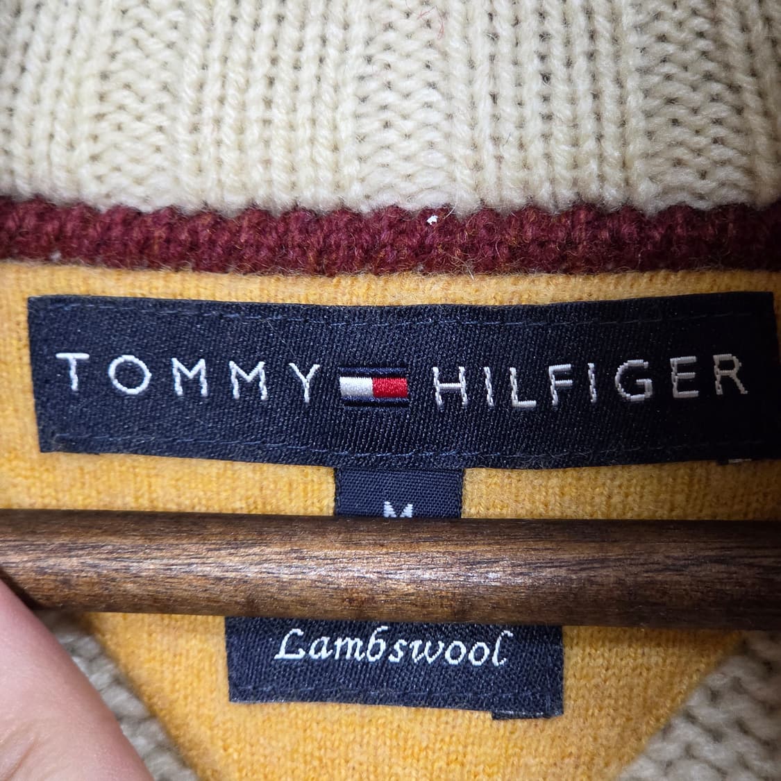 타미힐피거 노르딕 패턴 반집업 니트 상품이미지9