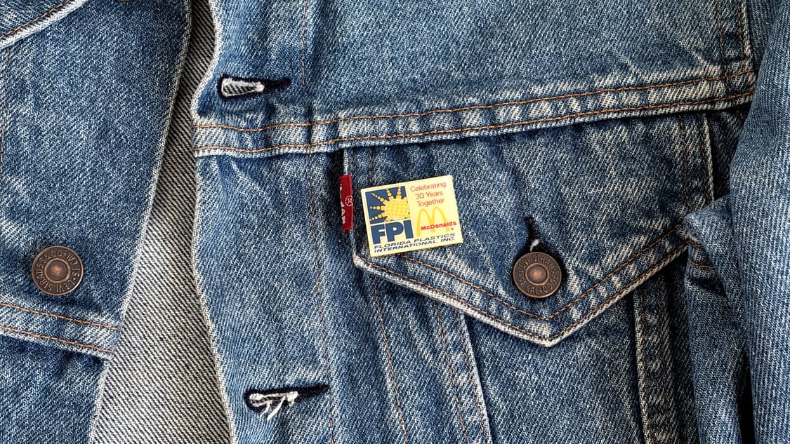 맥도날드 빈티지 크루 핀뱃지 라펠핀 ‘FPI’ 상품이미지6