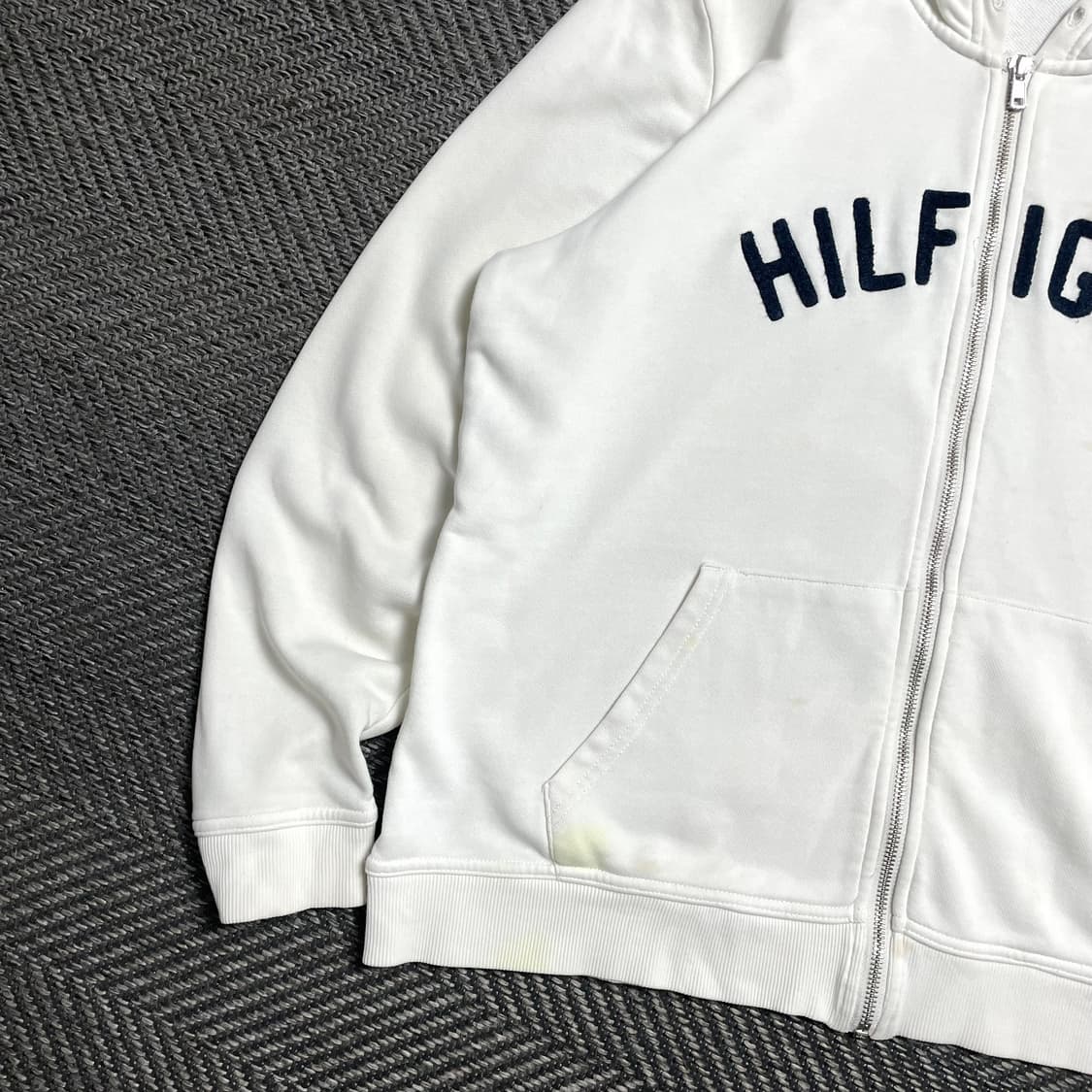 타미힐피거 스펠아웃 베이직 루즈핏 후드집업y 5226 상품이미지3