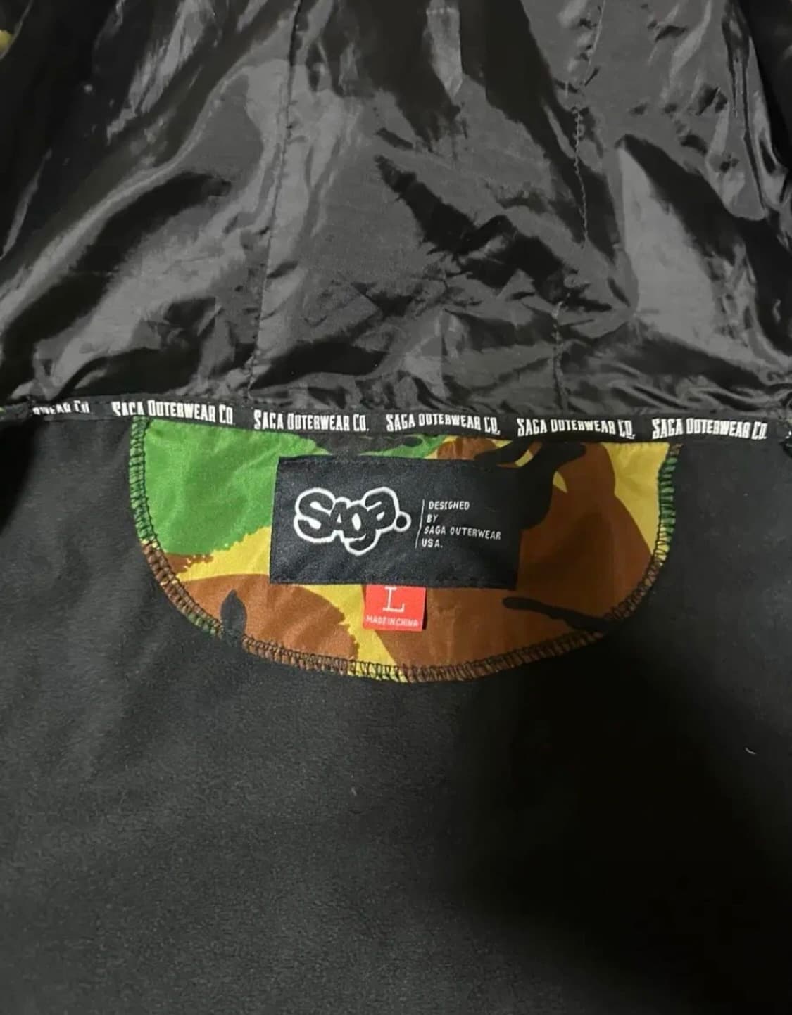 saga 카모 보드복 기모자켓 상품이미지3