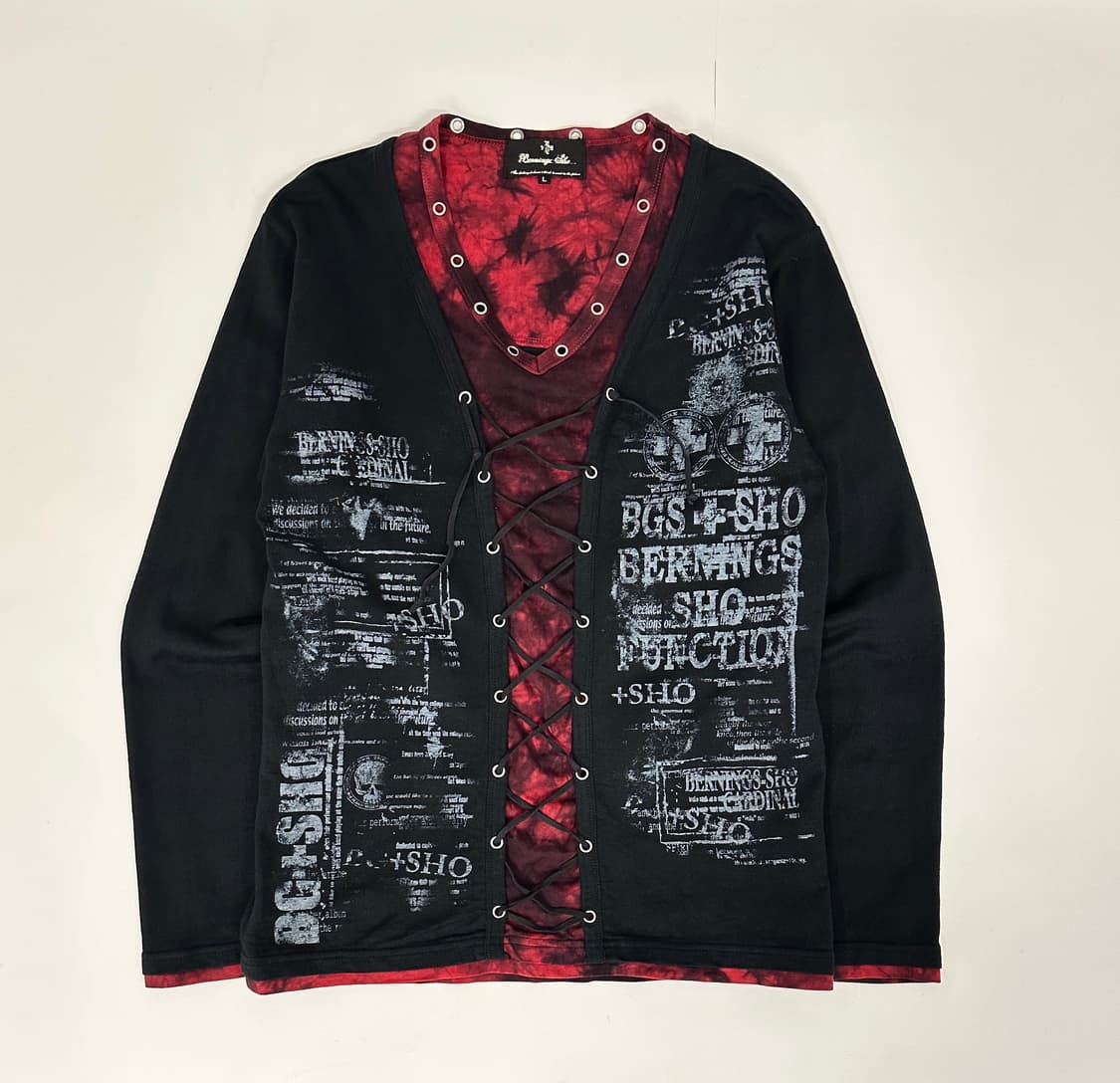 Punk 아일렛 레이어드 롱 슬리브 (L) 상품이미지2