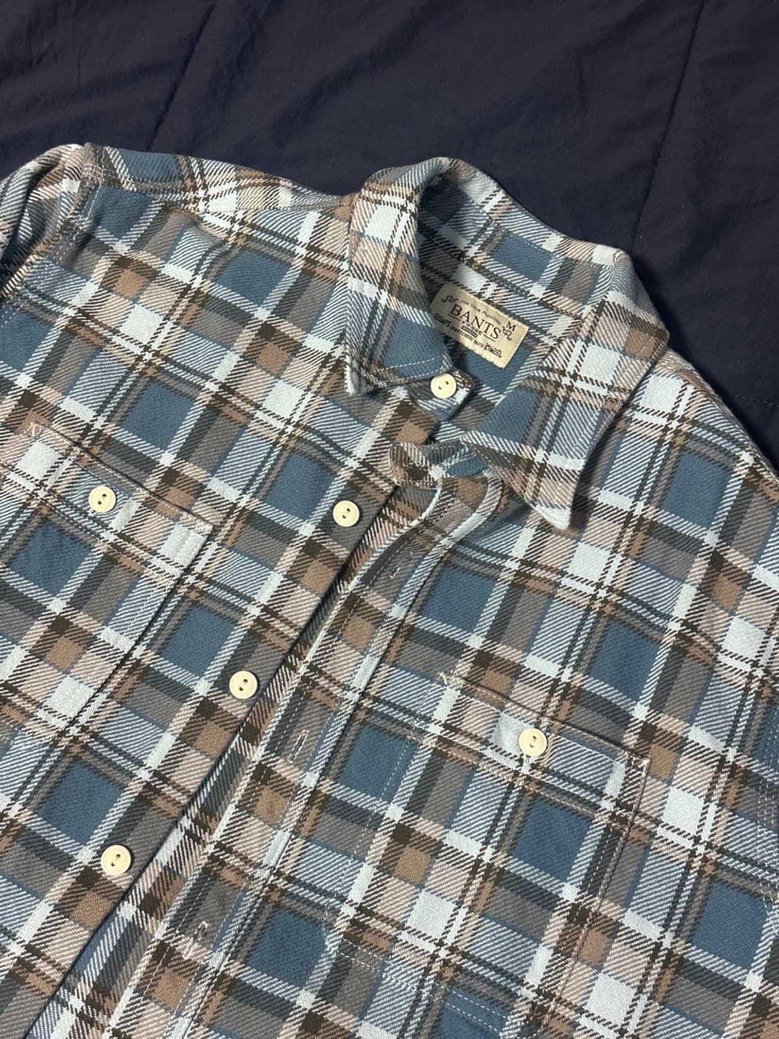 반츠 플란넬 셔츠 M 사이즈 상품이미지3