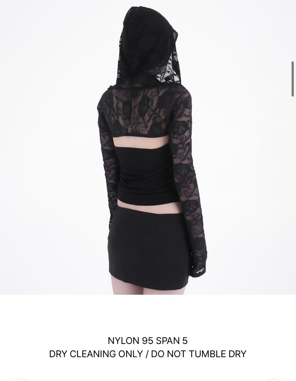 레이스 후디 볼레로 가디건 001 상품이미지4