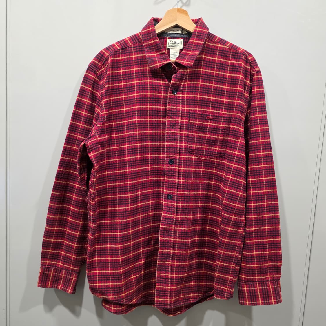 엘엘빈(L.L.Bean) 긴팔 플란넬 카라 셔츠 상품이미지1