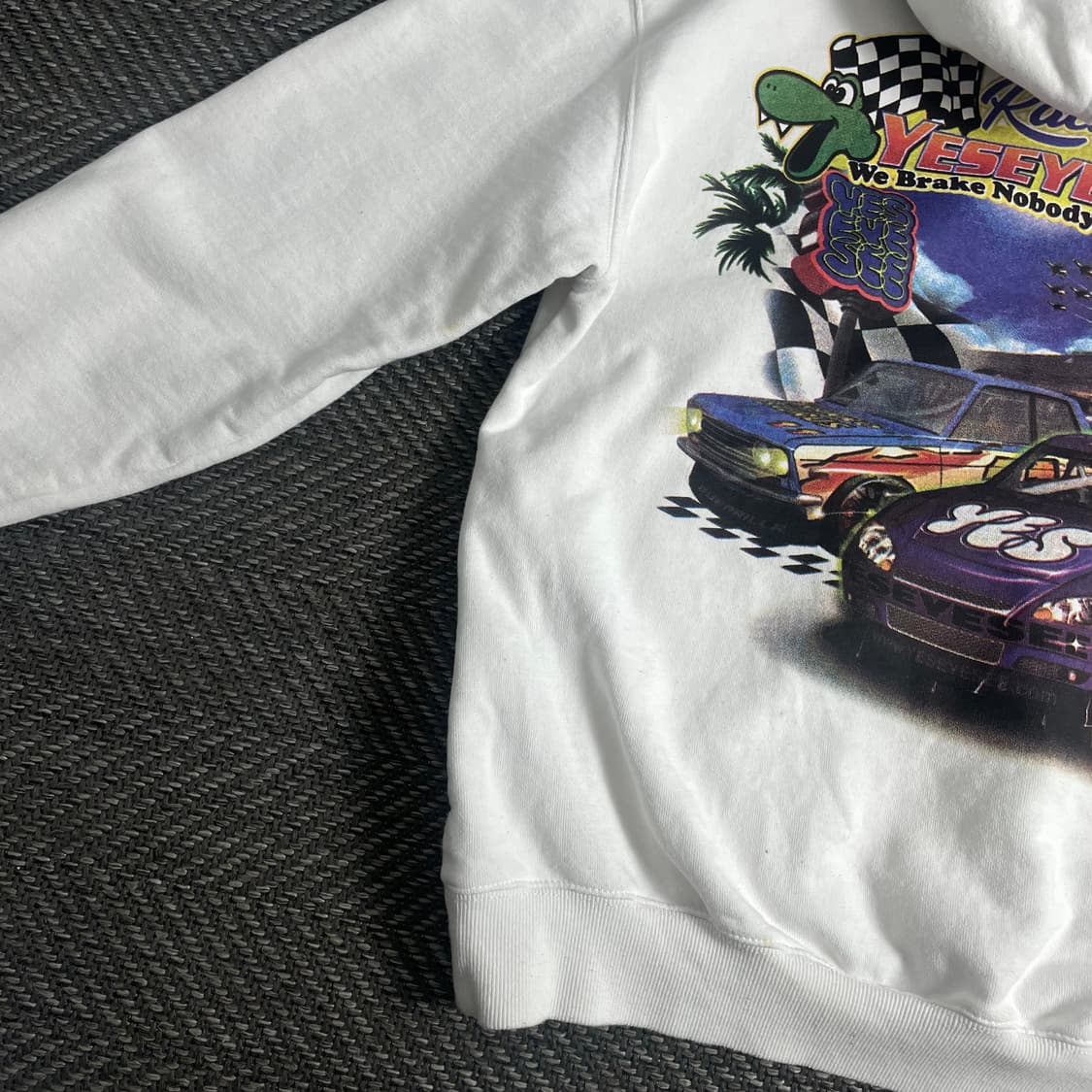 예스아이씨 레이싱 그래픽 후드 티셔츠o 3516 상품이미지2