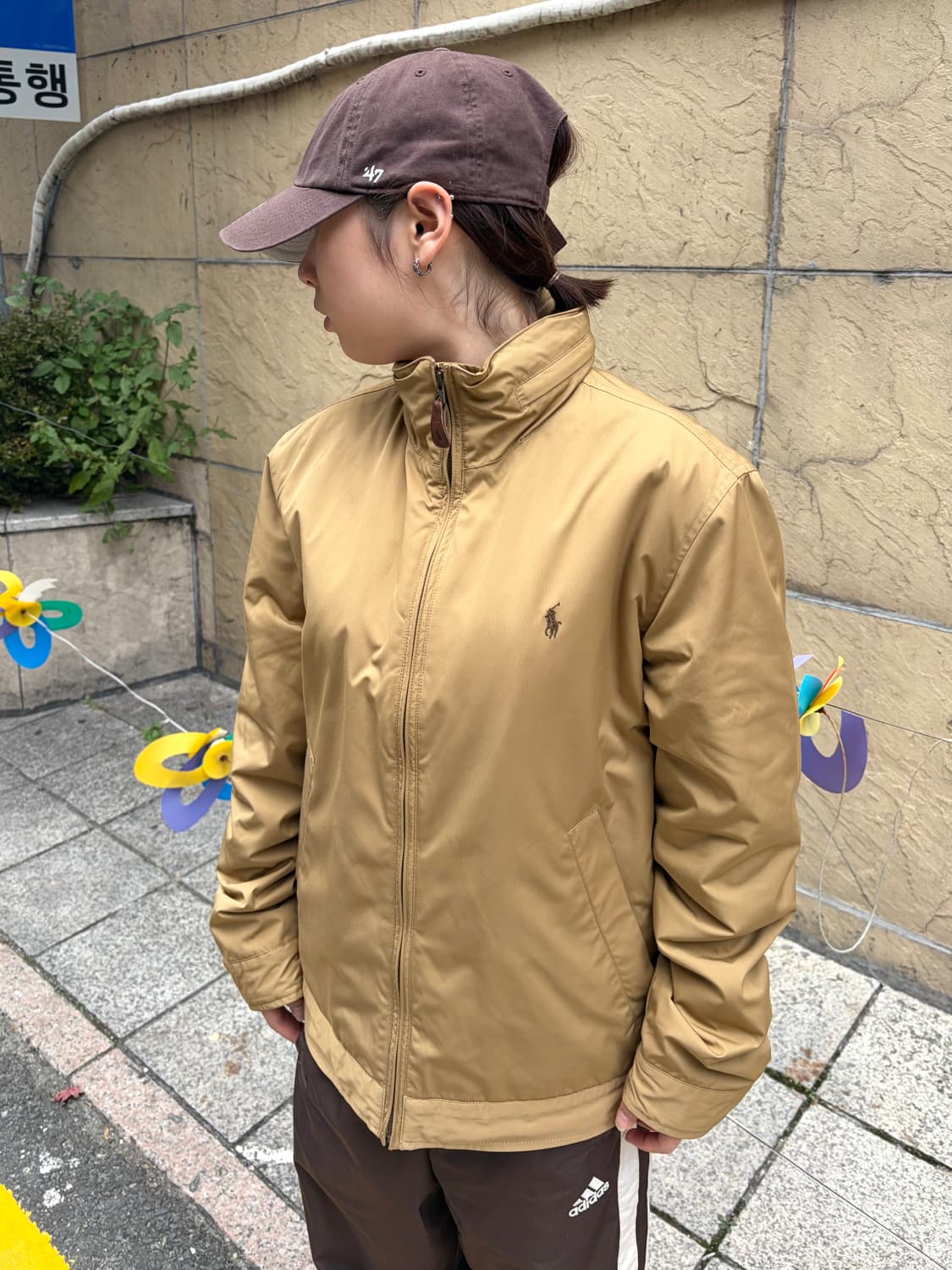 폴로 폴리쉘 페리 브라운자켓 상품이미지2