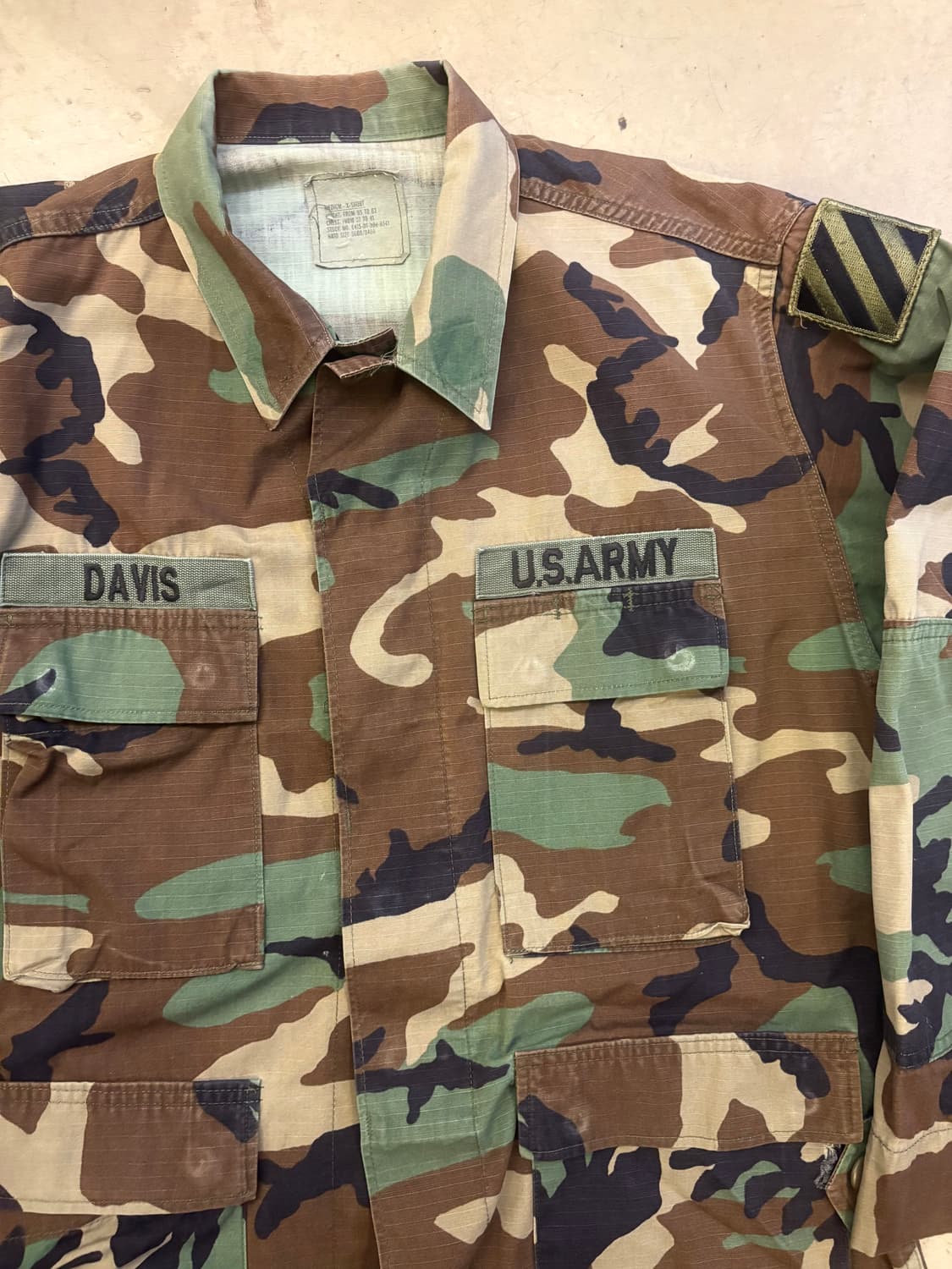 미군 오리지널 US 밀리터리 유틸리티 셔츠  상품이미지2