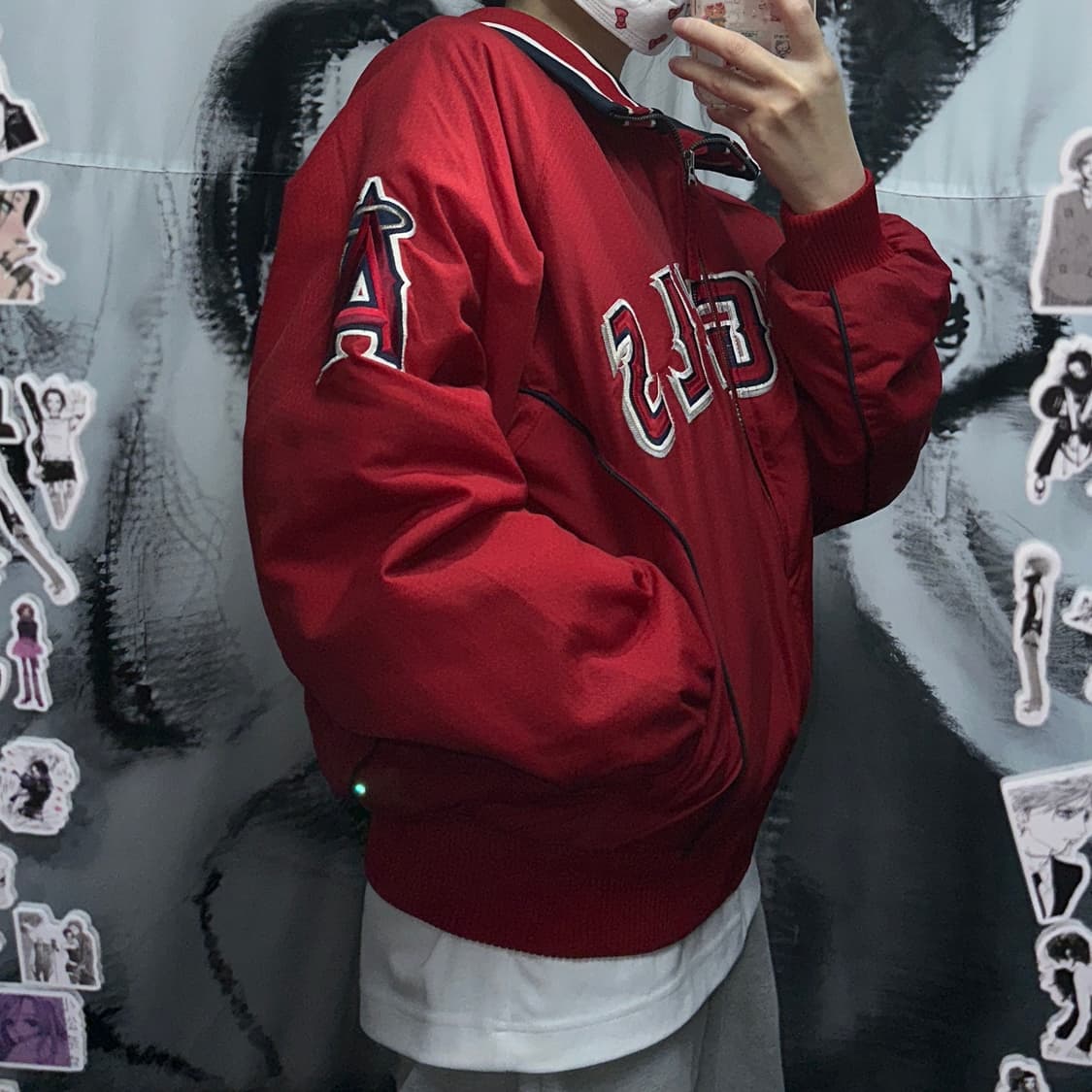 마제스틱 에인절스 야구점퍼 자켓 기모 상품이미지2