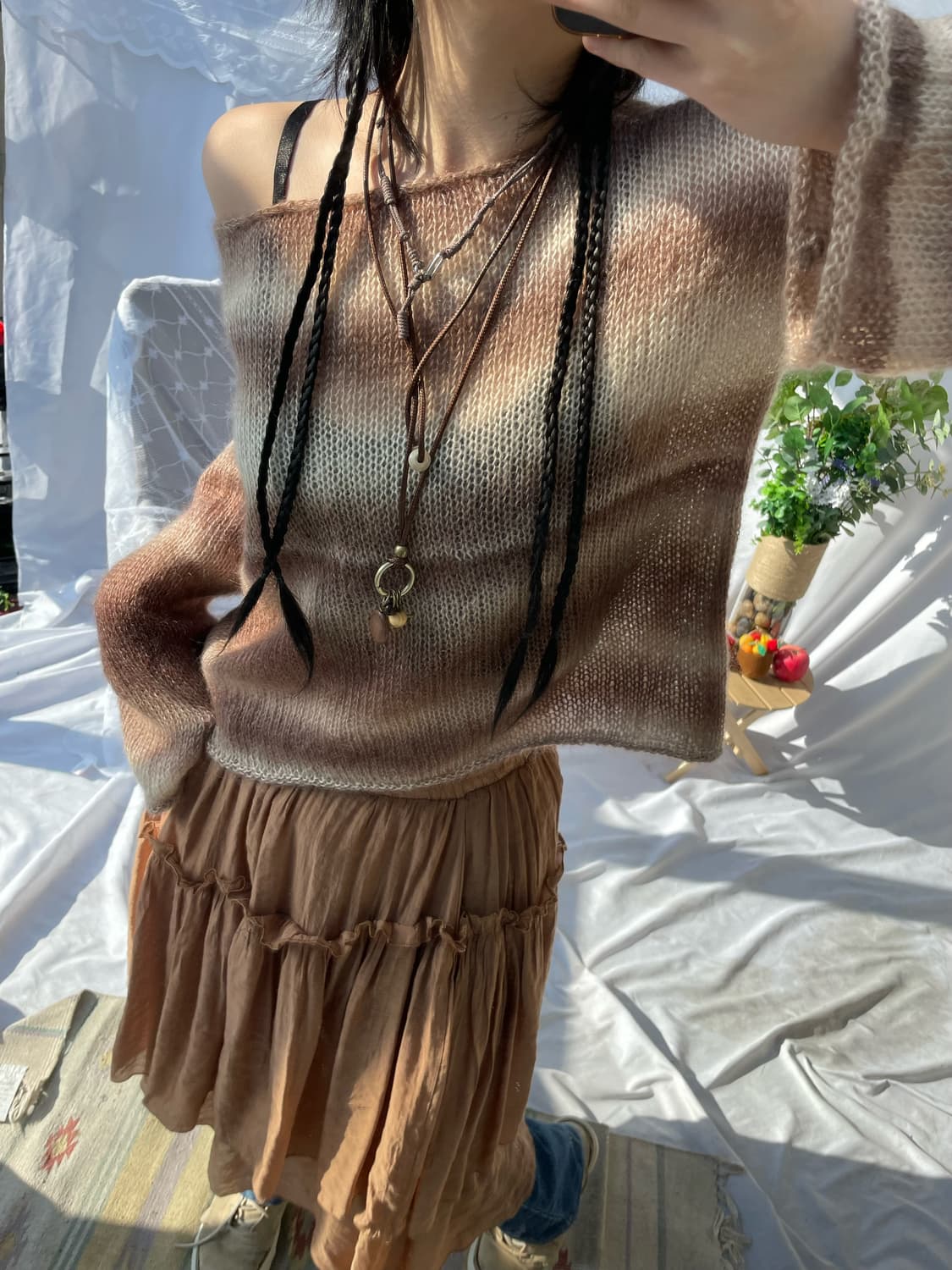 Graduation pattern knit 상품이미지2