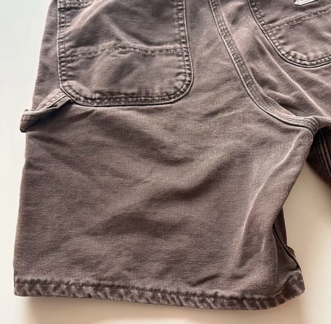 90년대 칼하트 카펜터 쇼츠 브라운 빈티지 반바지 상품이미지6