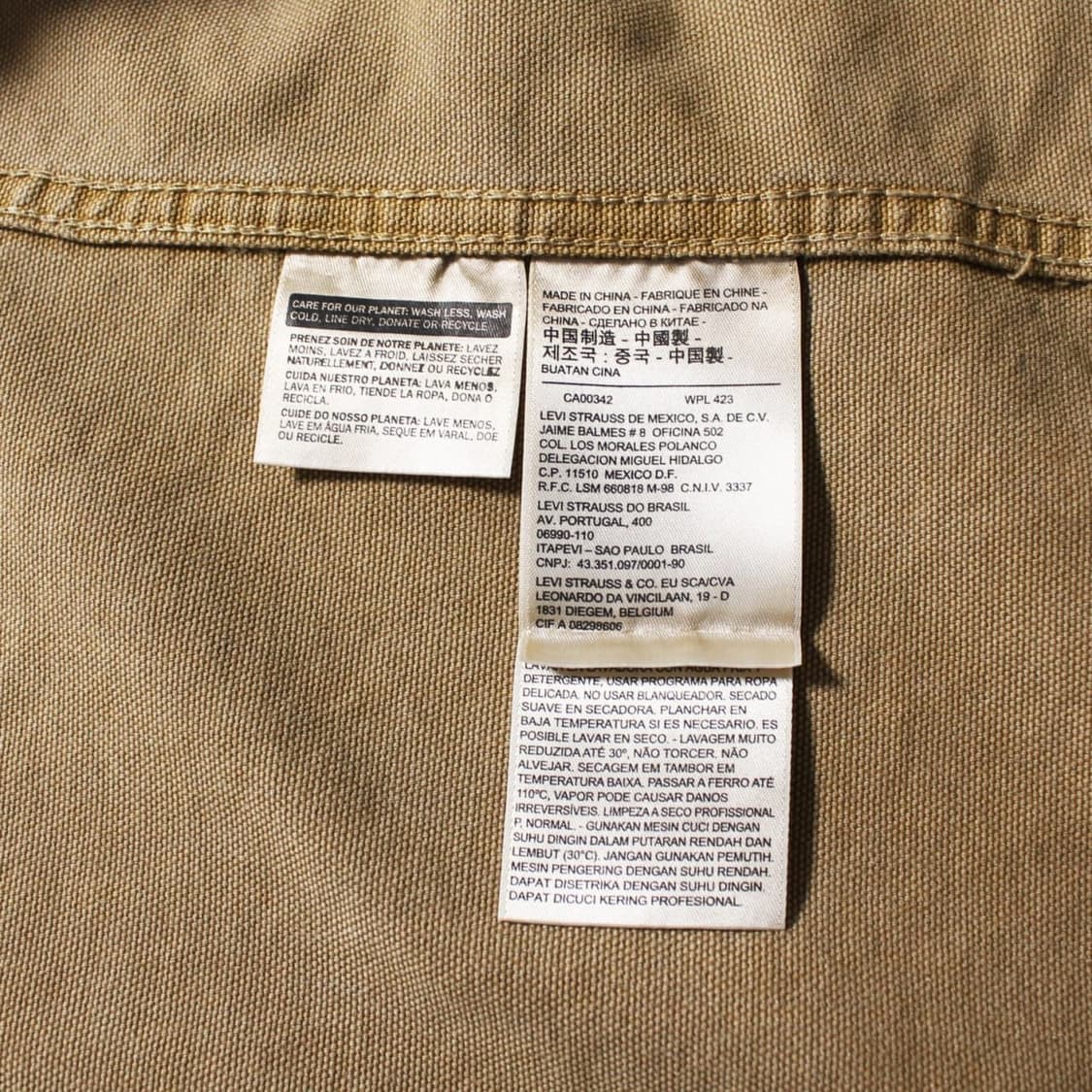 Levi’s 리바이스 초어 코트 캔버스 자켓 상품이미지6