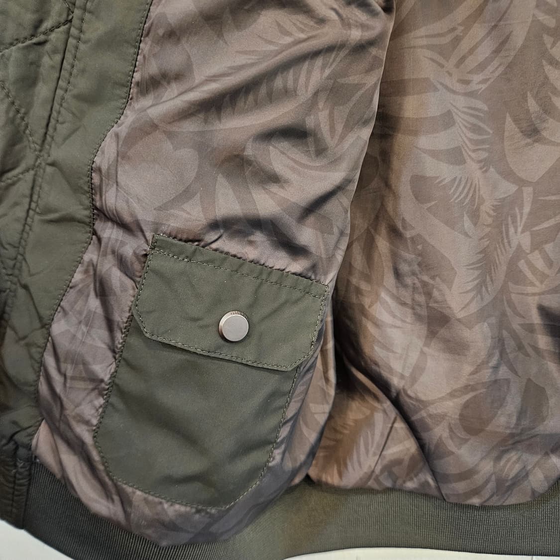 100(L) 자라 MAN 퀼팅 봄버 자켓 상품이미지7