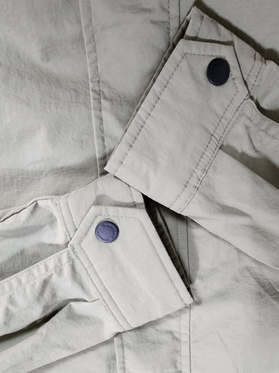 몽벨 고프코어 후드 바람막이 자켓 카키 상품이미지4